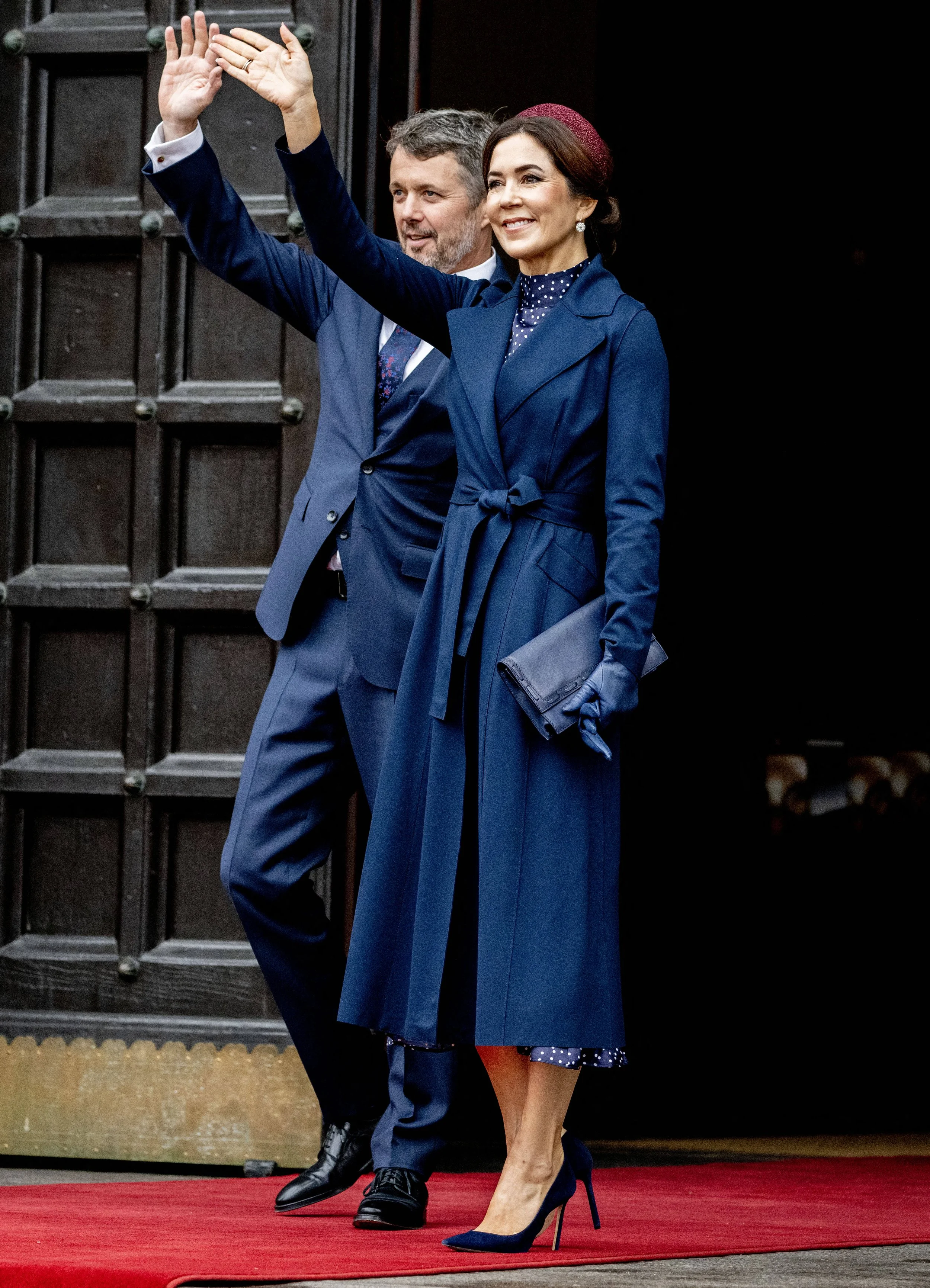 The Crown Prince and Crown Princess of Denmark Attend Luncheon Celebrating Queen Margrethe II's Golden Jubilee