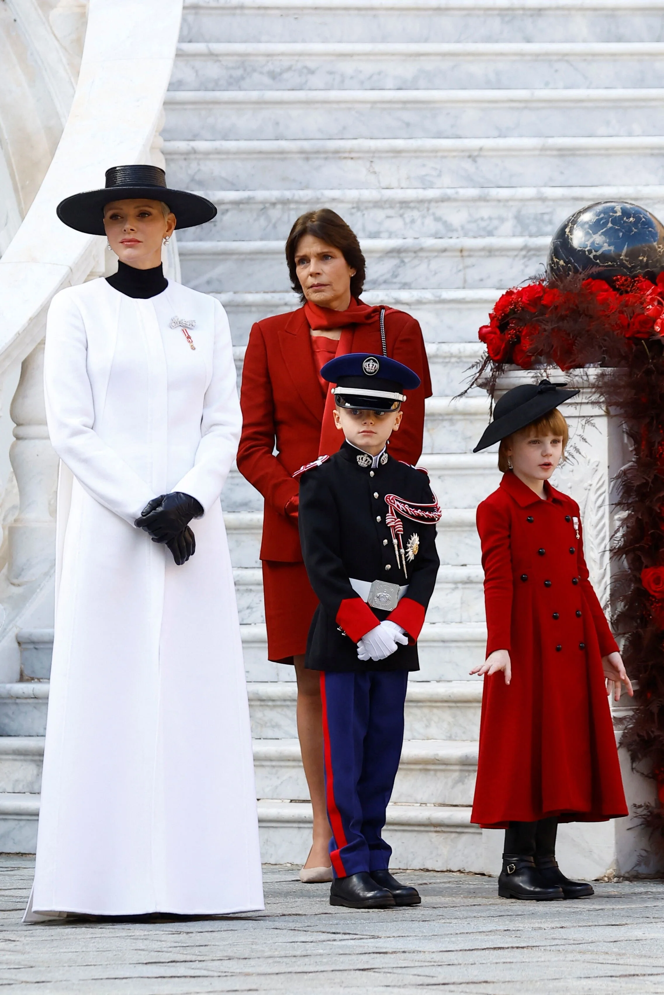 The Prince and Princess of Monaco Attend National Day 2022 Celebrations