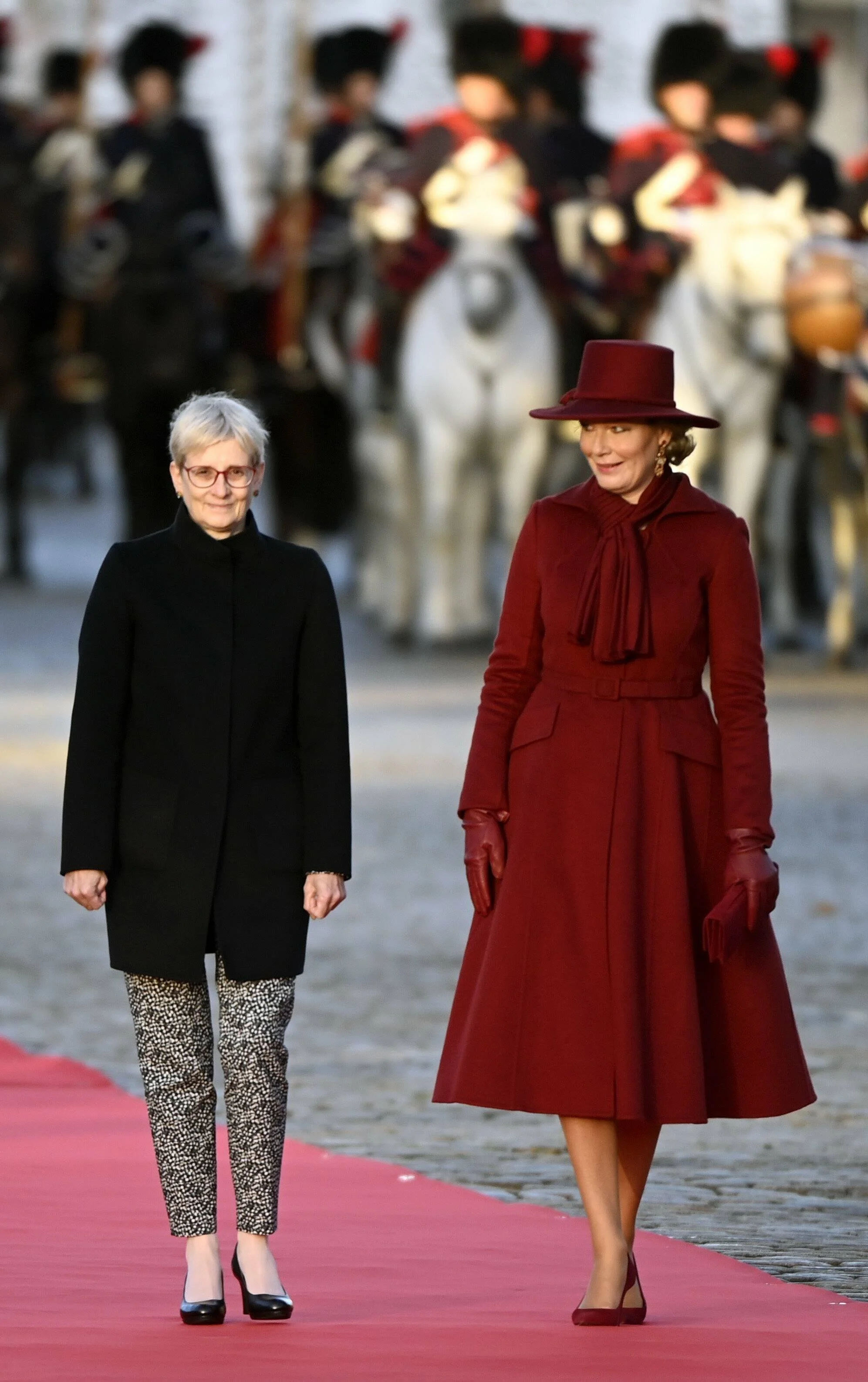 The King and Queen of the Belgians Welcome the President and First Lady of the Swiss Confederation for 