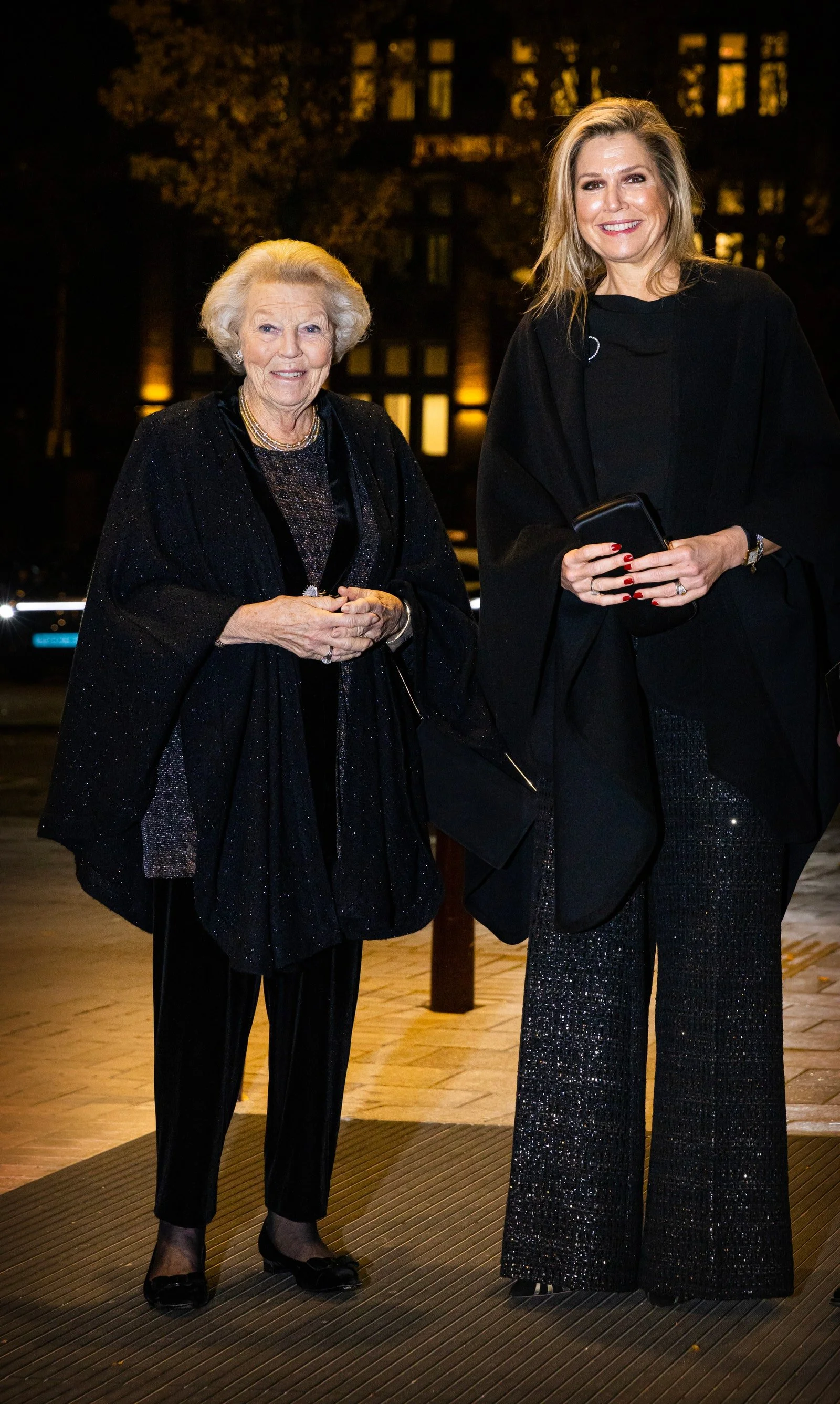 Queen Maxima and Princess Beatrix Attend Concert