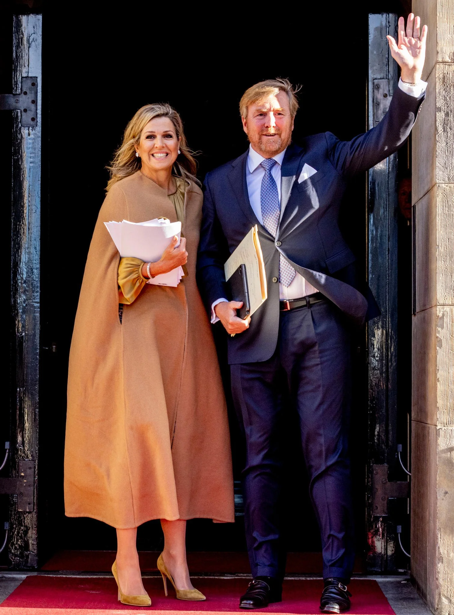 The King and Queen of the Netherlands Hold New Year Reception 2023