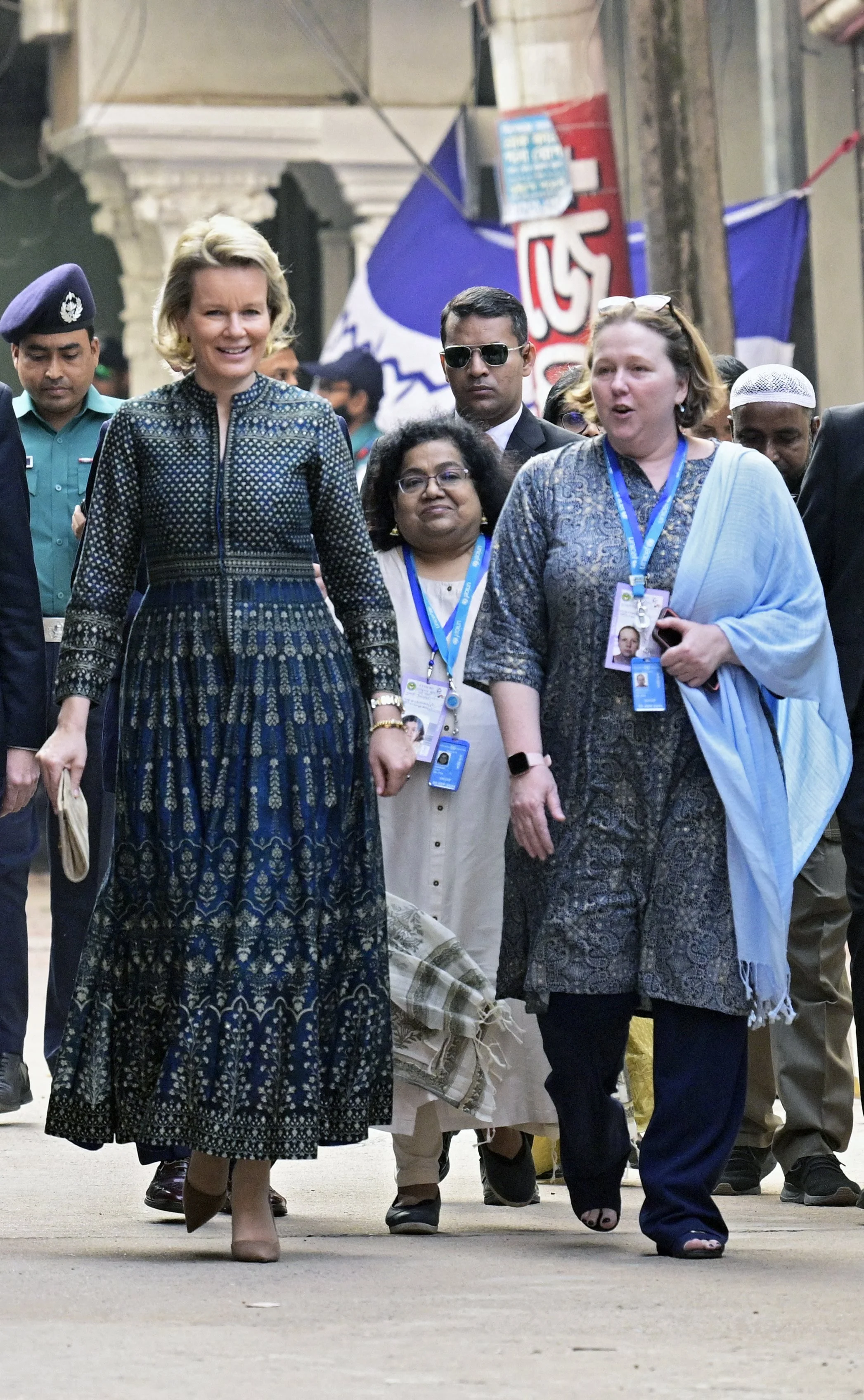 Queen Mathilde Visits UNICEF/SUROVI ABAL Ability Based Accelerated Learning Centre in Dhaka