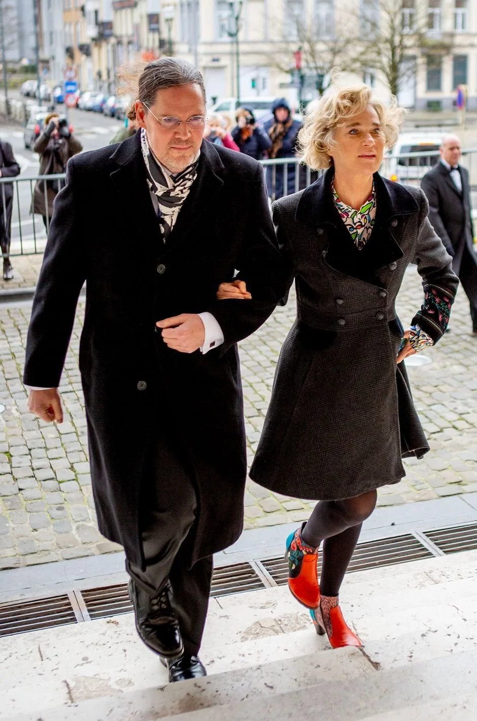 Princess Delphine Attends the 2023 Mass for the Deceased Members of the Royal Family