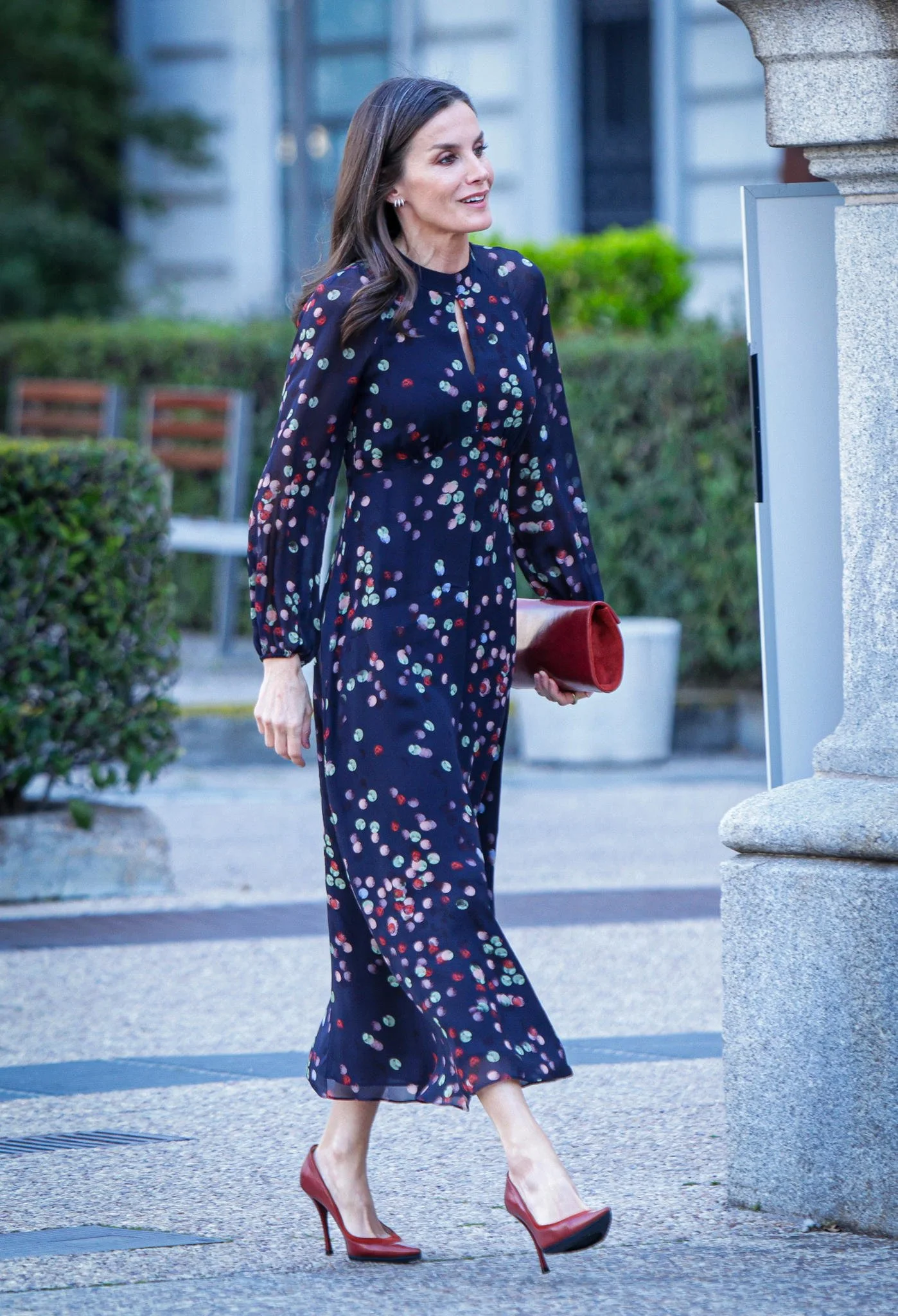 Queen Letizia Visits Nebrija Exhibition at National Library