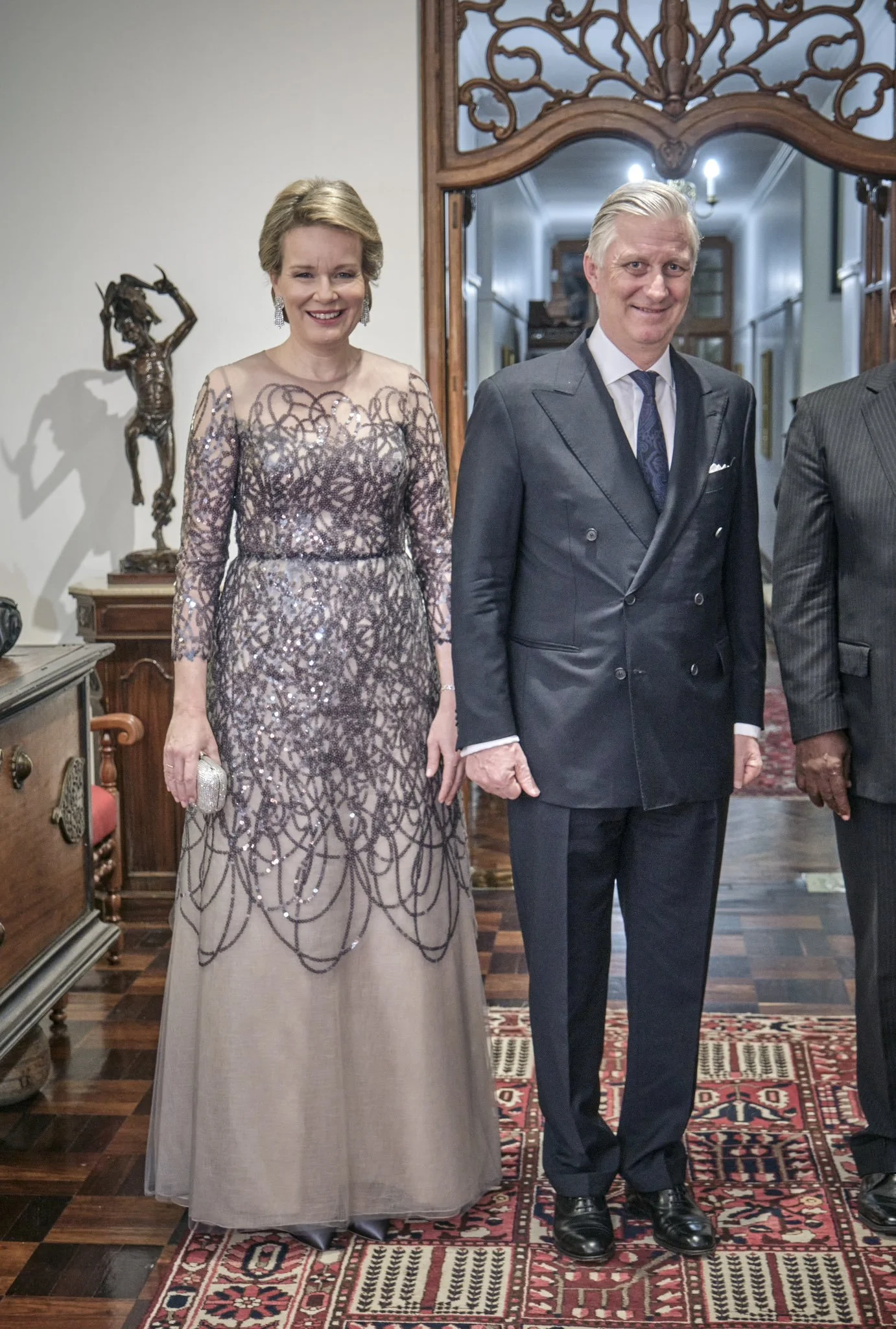 The King and Queen of the Belgians Attend State Banquet in Pretoria