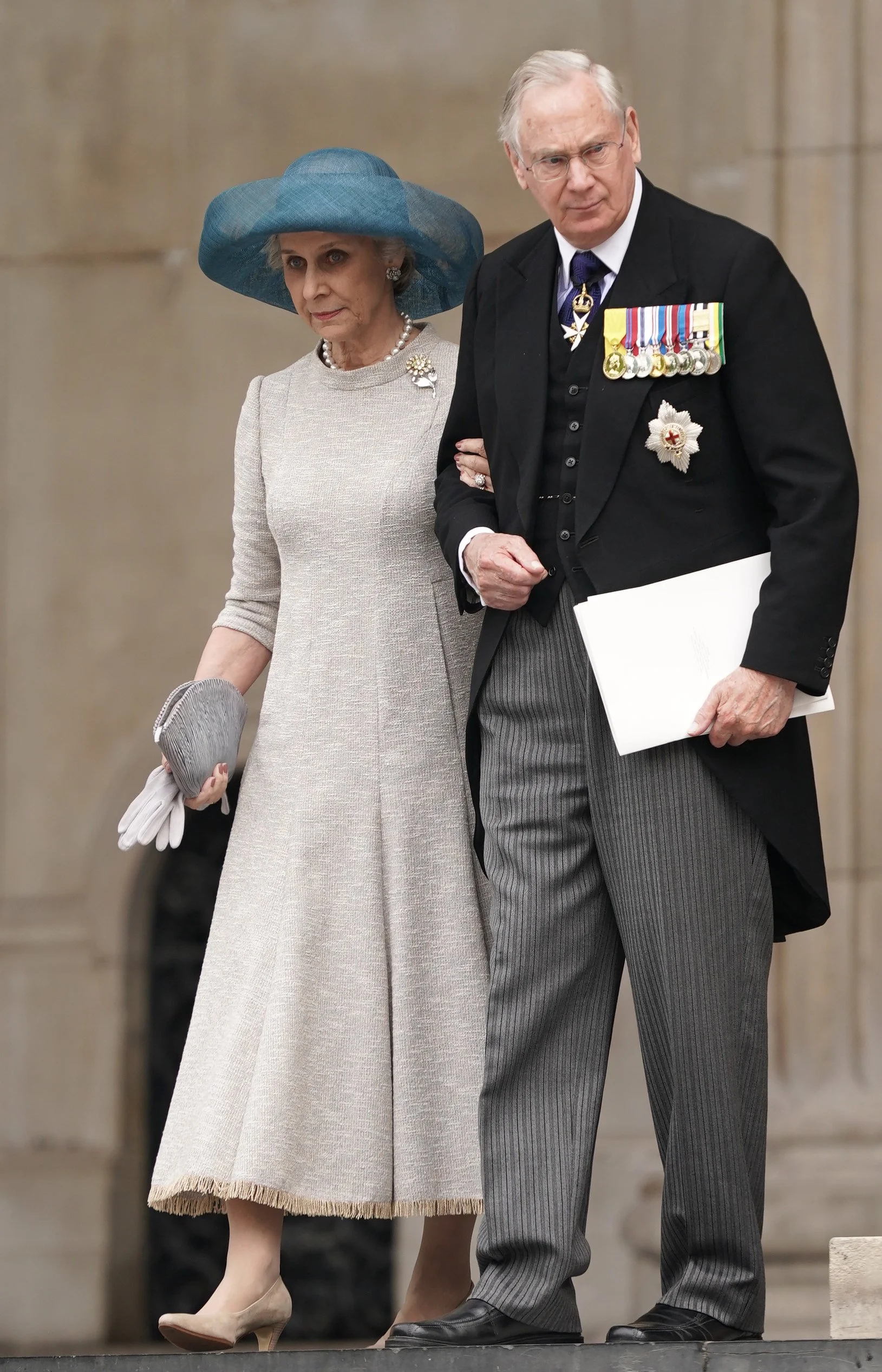 The Duke and Duchess of Gloucester Attend National Service of Thanksgiving for Queen Elizabeth II's Platinum Jubilee