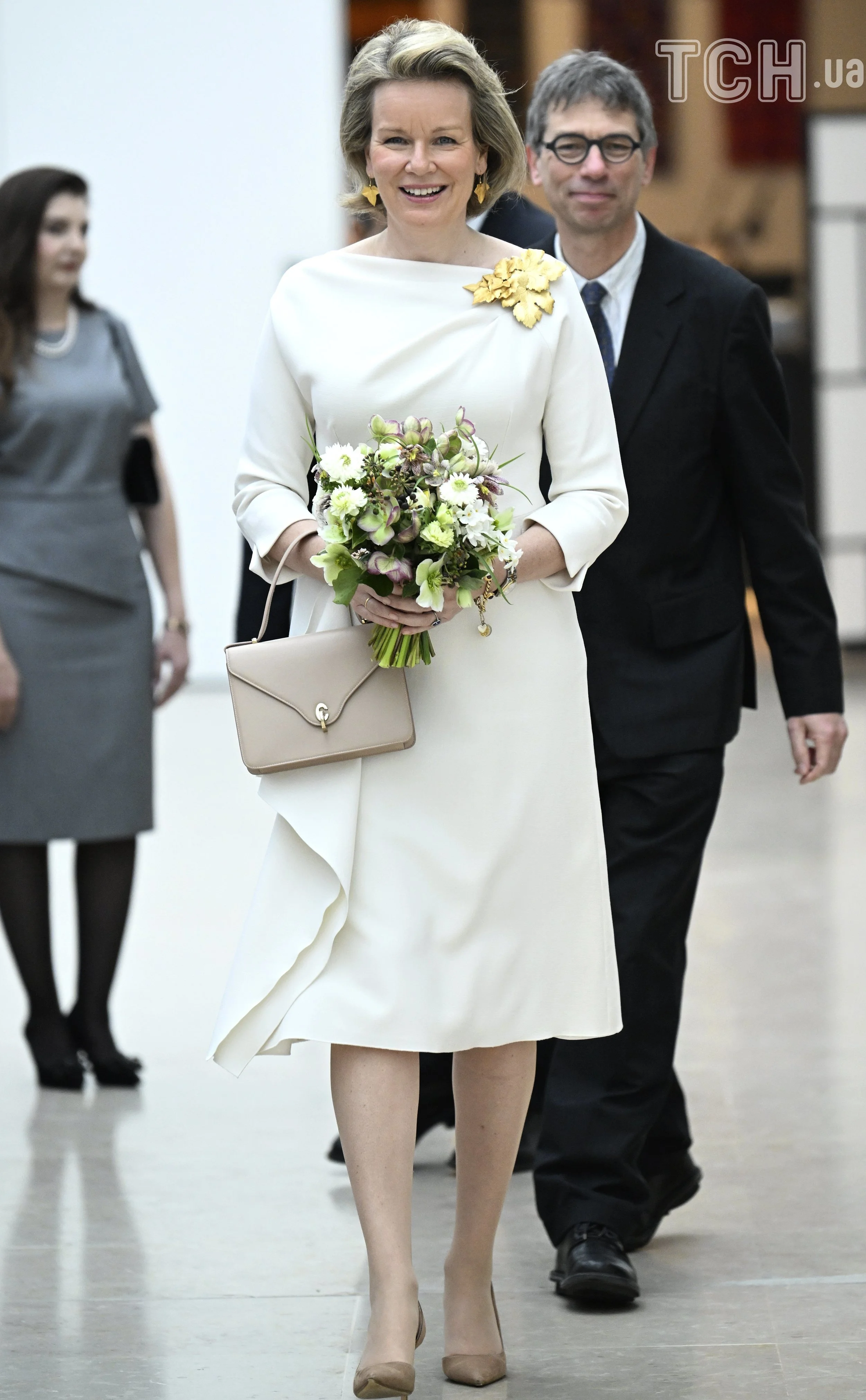 Queen Mathilde Visits 'Expedition Egypt' Exhibition