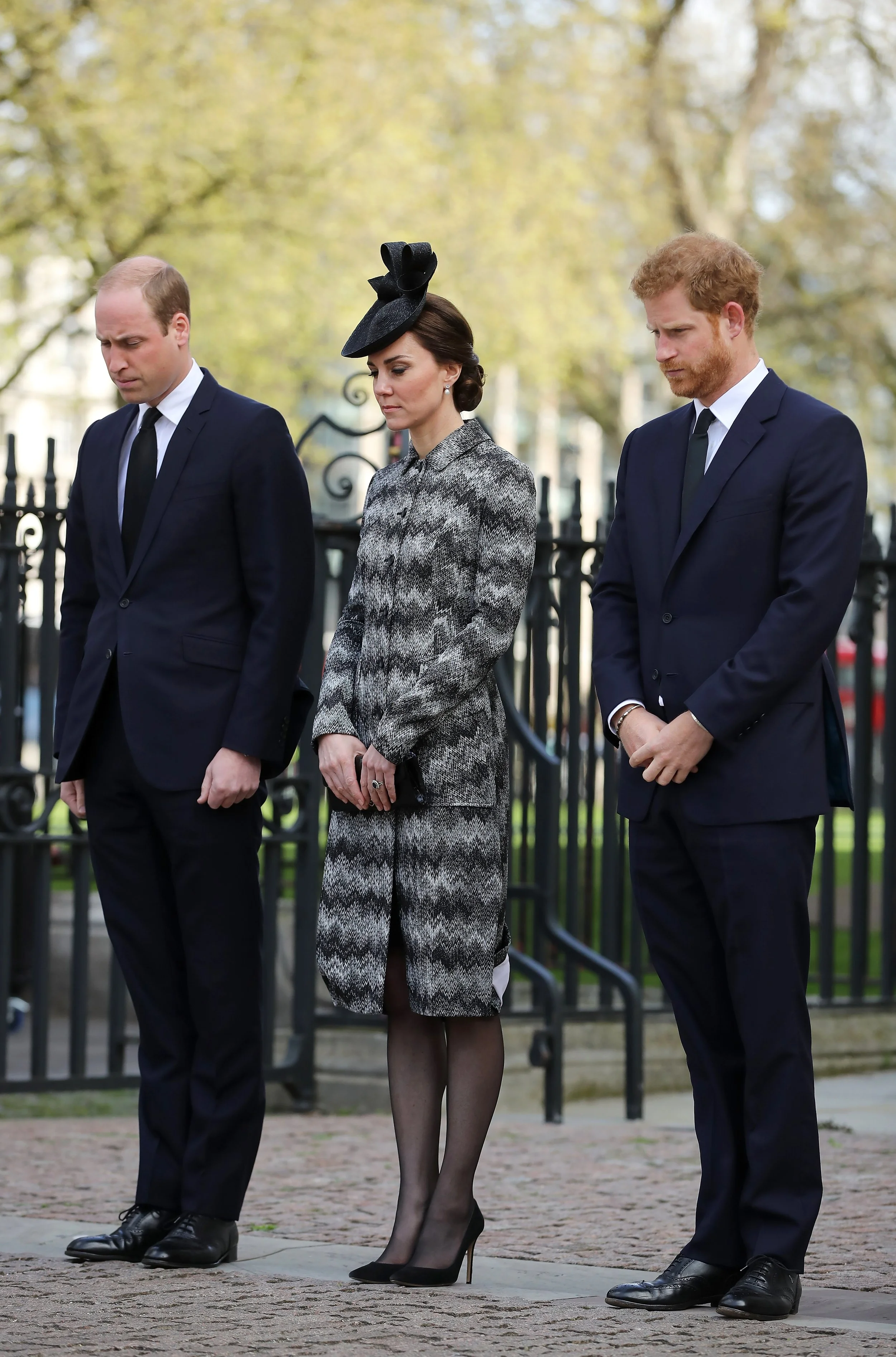 The Duke and Duchess of Cambridge & Prince Harry Attend Service of Hope