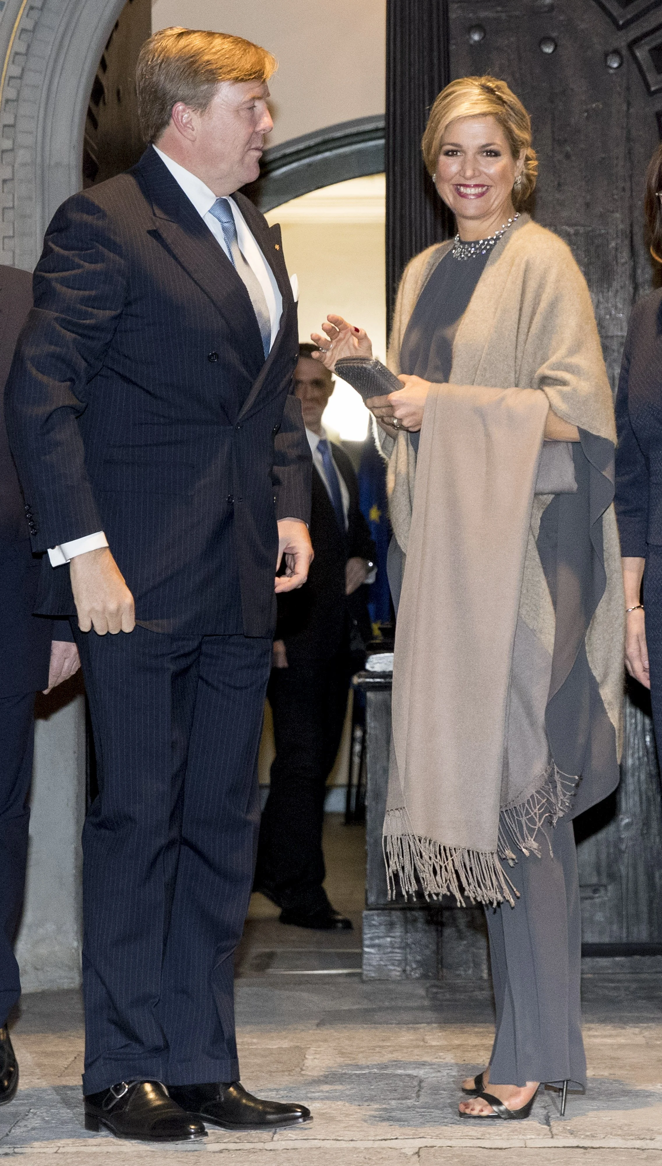 The King and Queen of the Netherlands Attend Official Dinner in Wittenberg