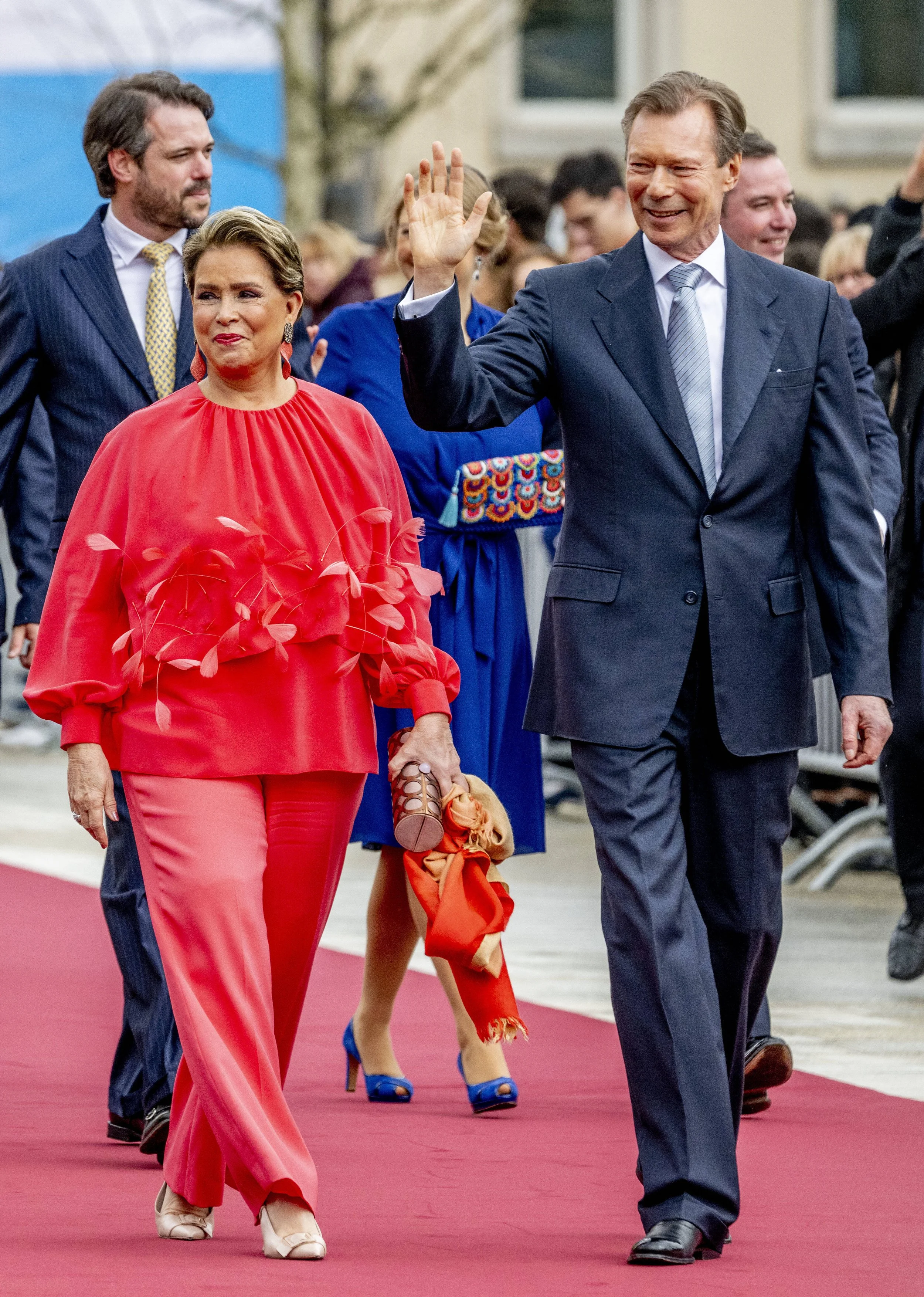 The Grand Duke and Grand Duchess of Luxembourg Attend Civil Wedding of Princess Alexandra and Nicolas Bagory