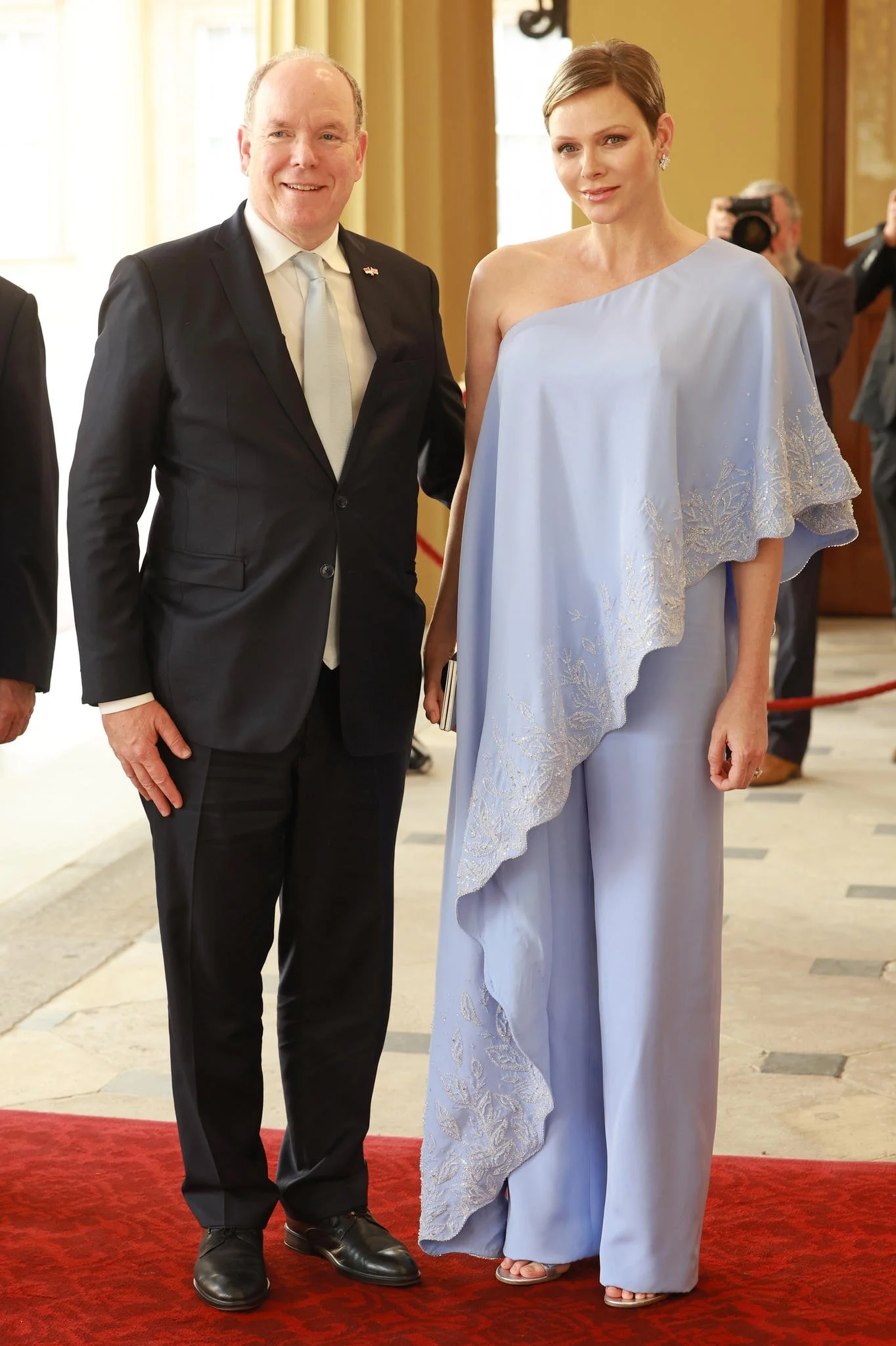 The Prince and Princess of Monaco Attend Coronation Reception