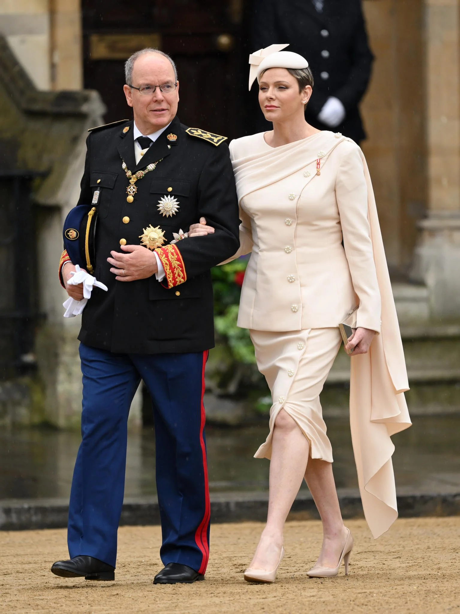The Prince and Princess of Monaco Attend Coronation of King Charles III