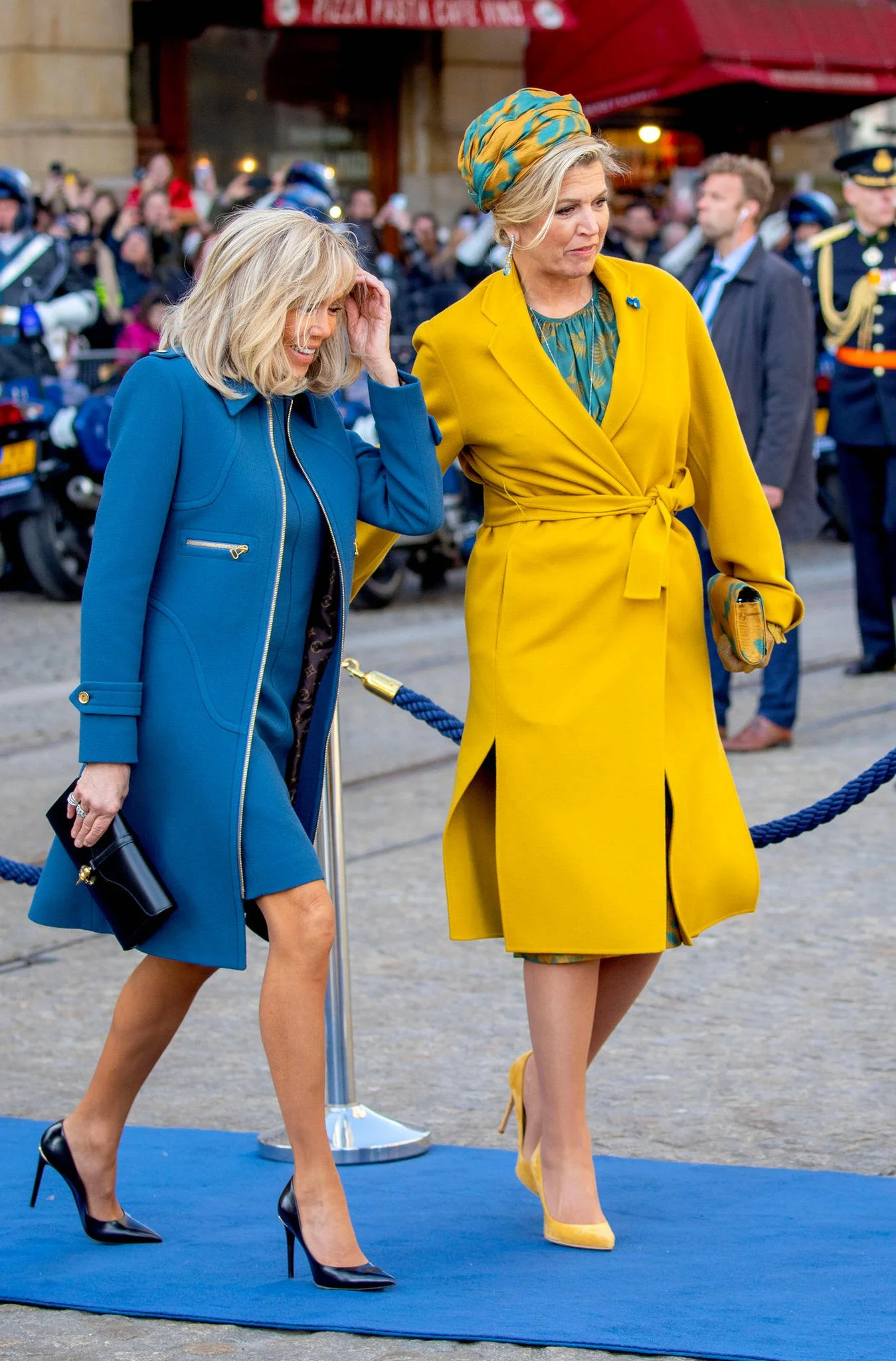 The King and Queen of the Netherlands Welcome the President and First Lady of France for State Visit