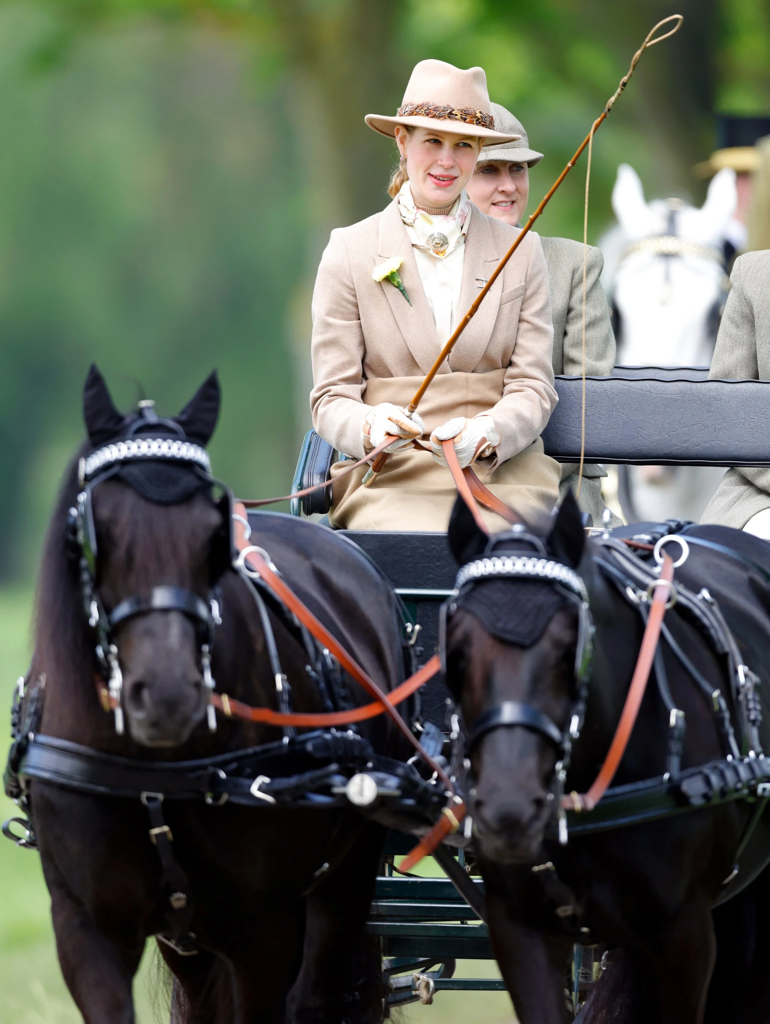 Lady Louise Takes Part in Pol Roger Meet of The British Driving Society at Royal Windsor Horse Show 2023