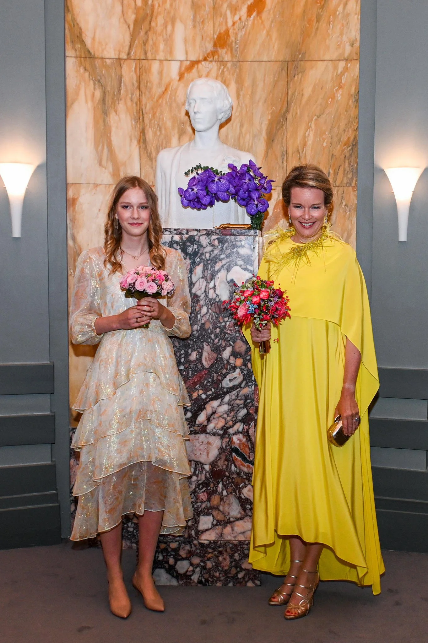 Queen Mathilde and Princess Eléonore Attend Queen Elisabeth Voice Competition 2023 Final