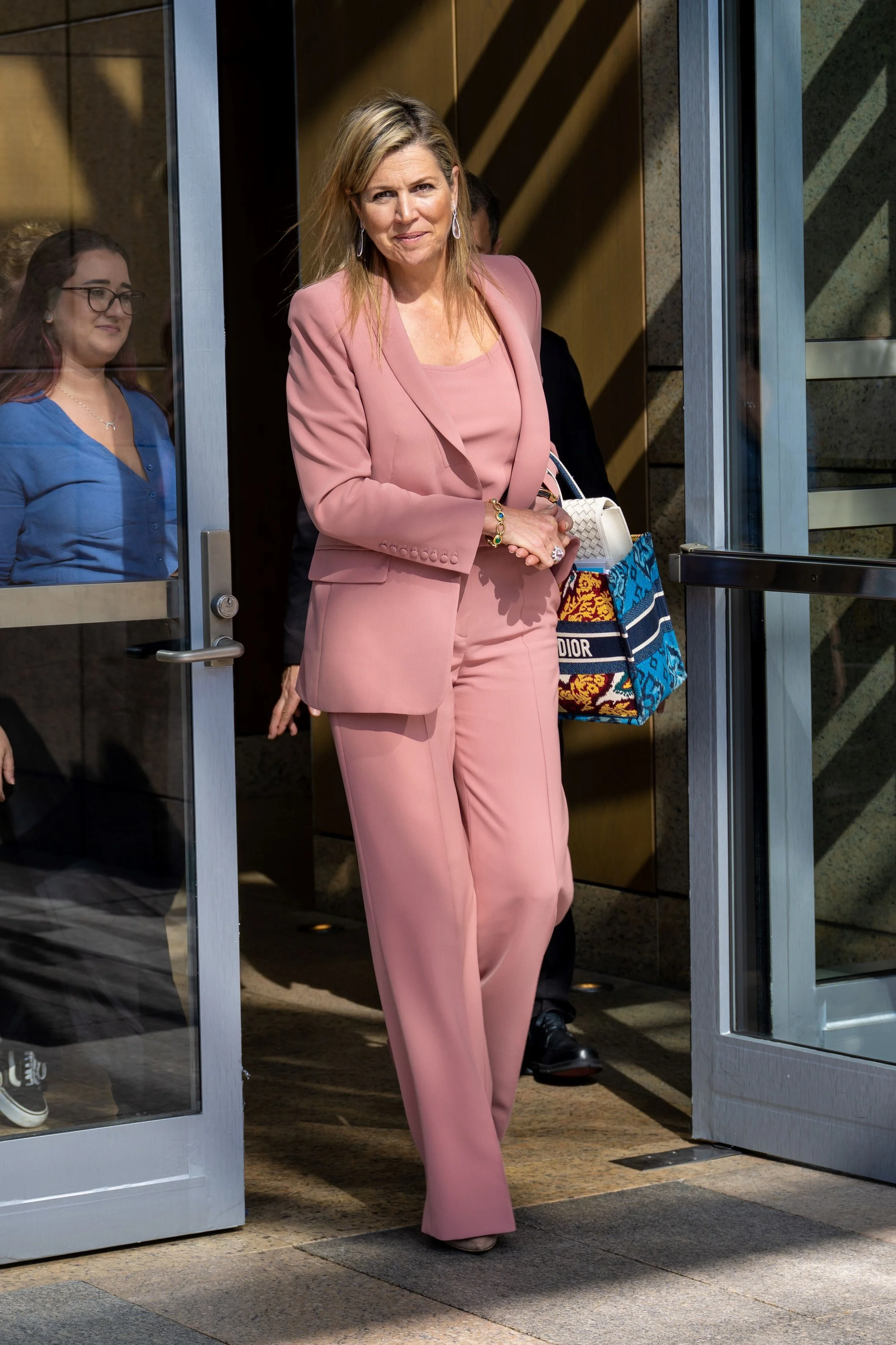 Queen Maxima Meets with the Minister of Finance of Brazil