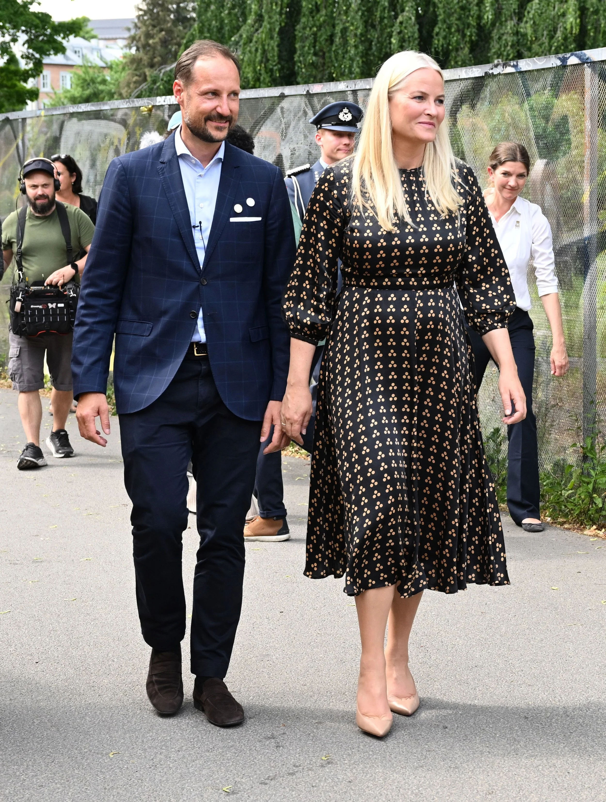 The Crown Prince and Crown Princess of Norway Visit the Oldest Leisure Club in Oslo