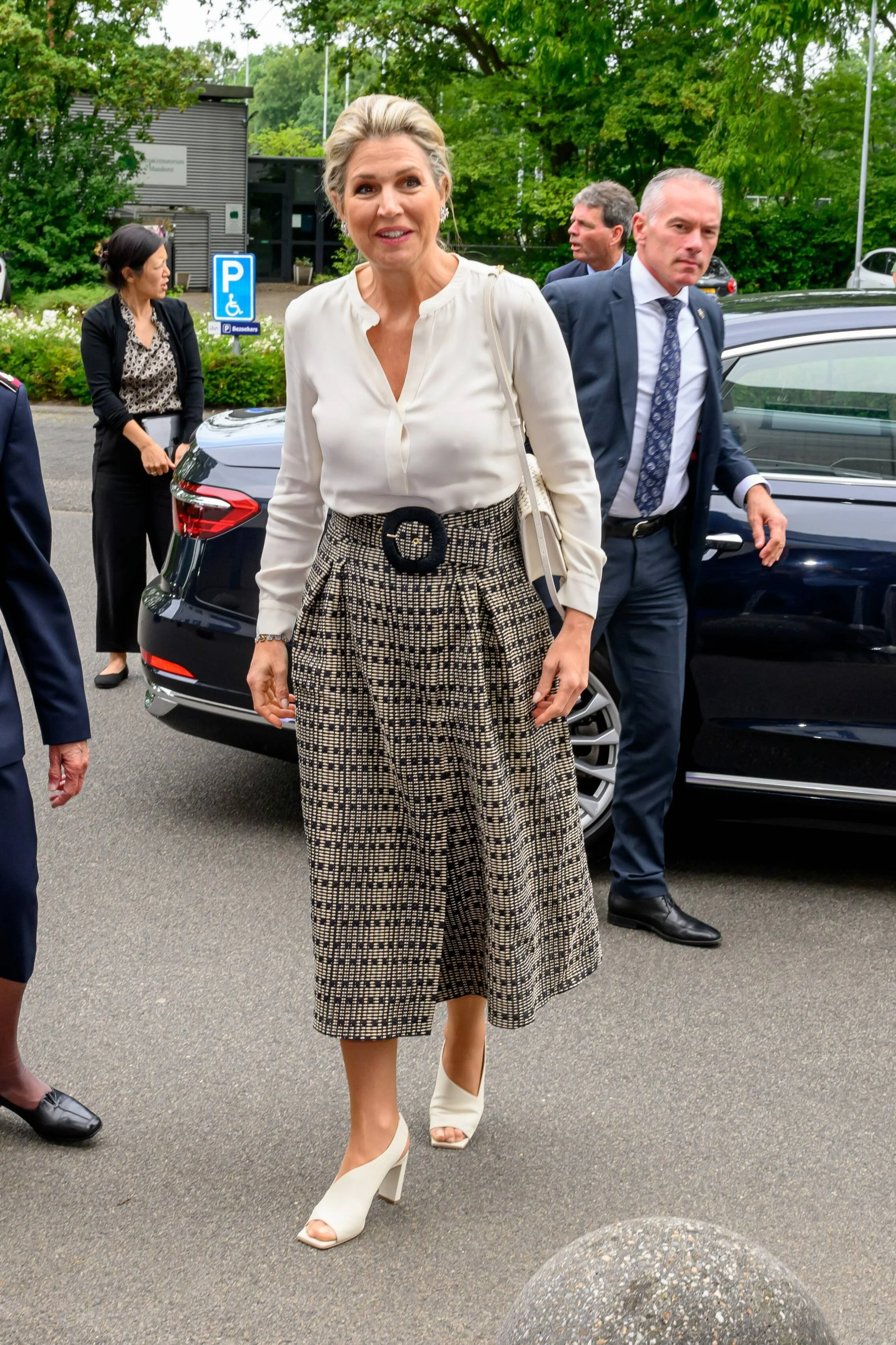 Queen Maxima Visits Inclusive Residential Area Kloostervelden in Sterksel