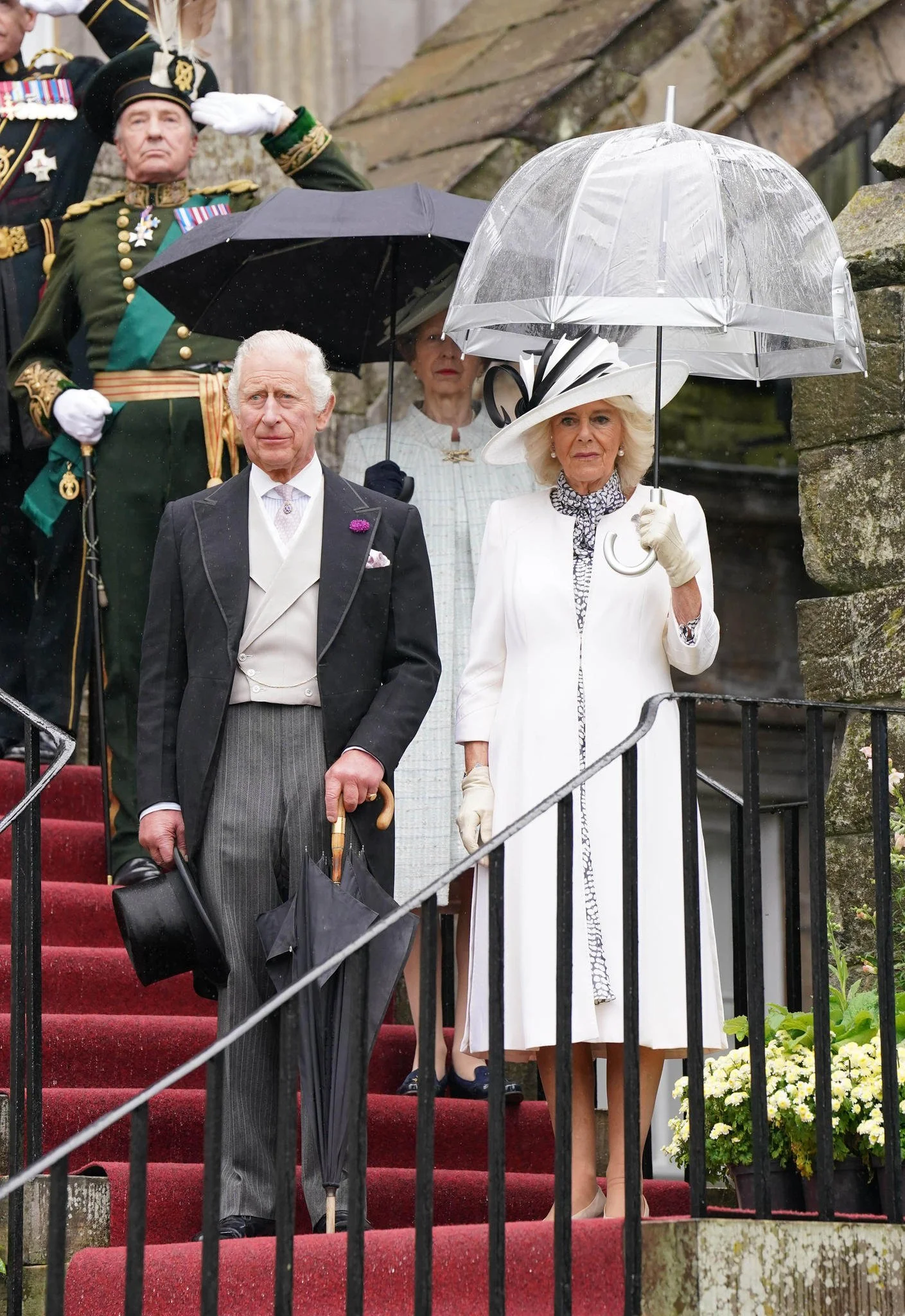 The King and Queen of the United Kingdom Host Royal Garden Party at Holyroodhouse