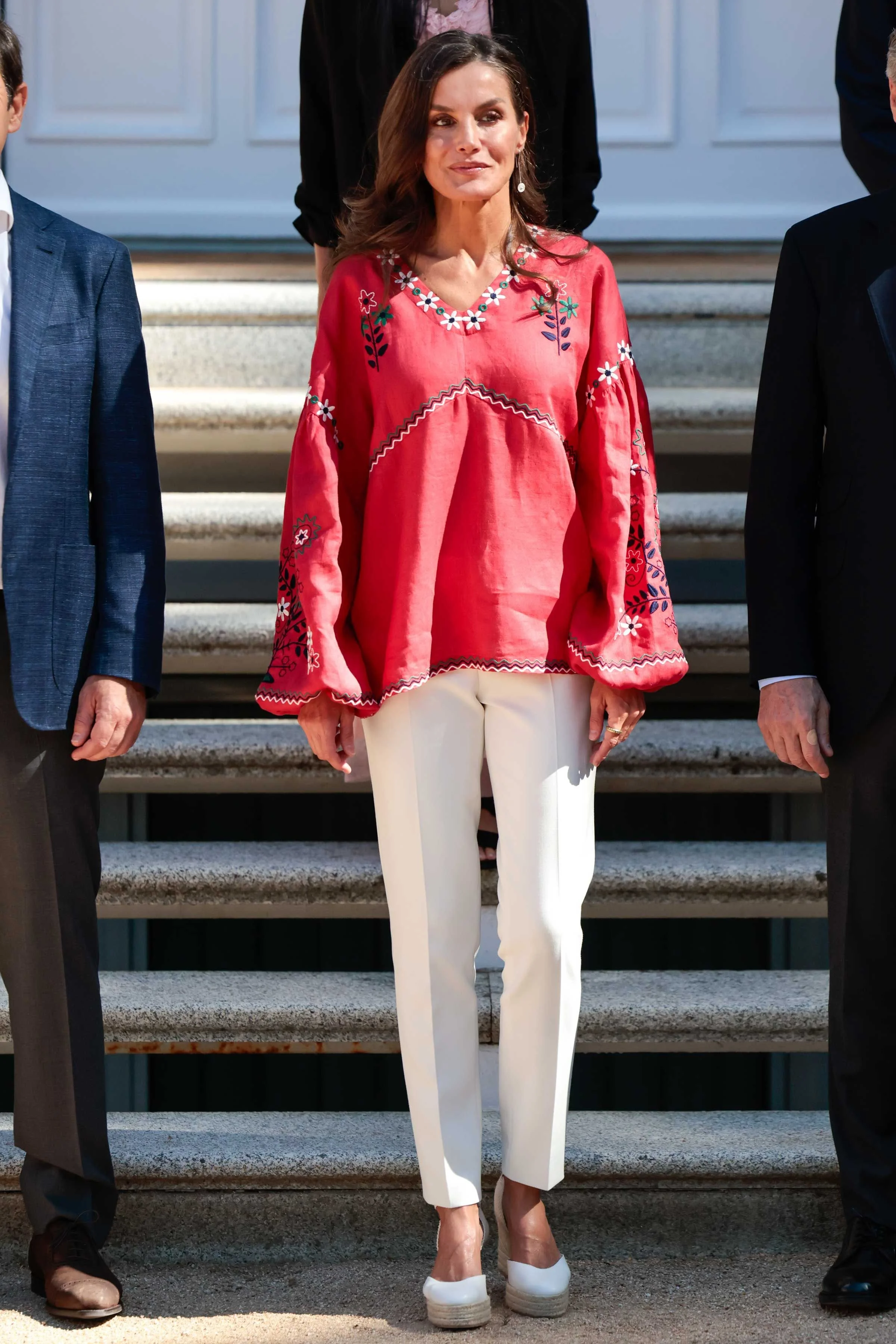 Queen Letizia Holds Audiences at Zarzuela