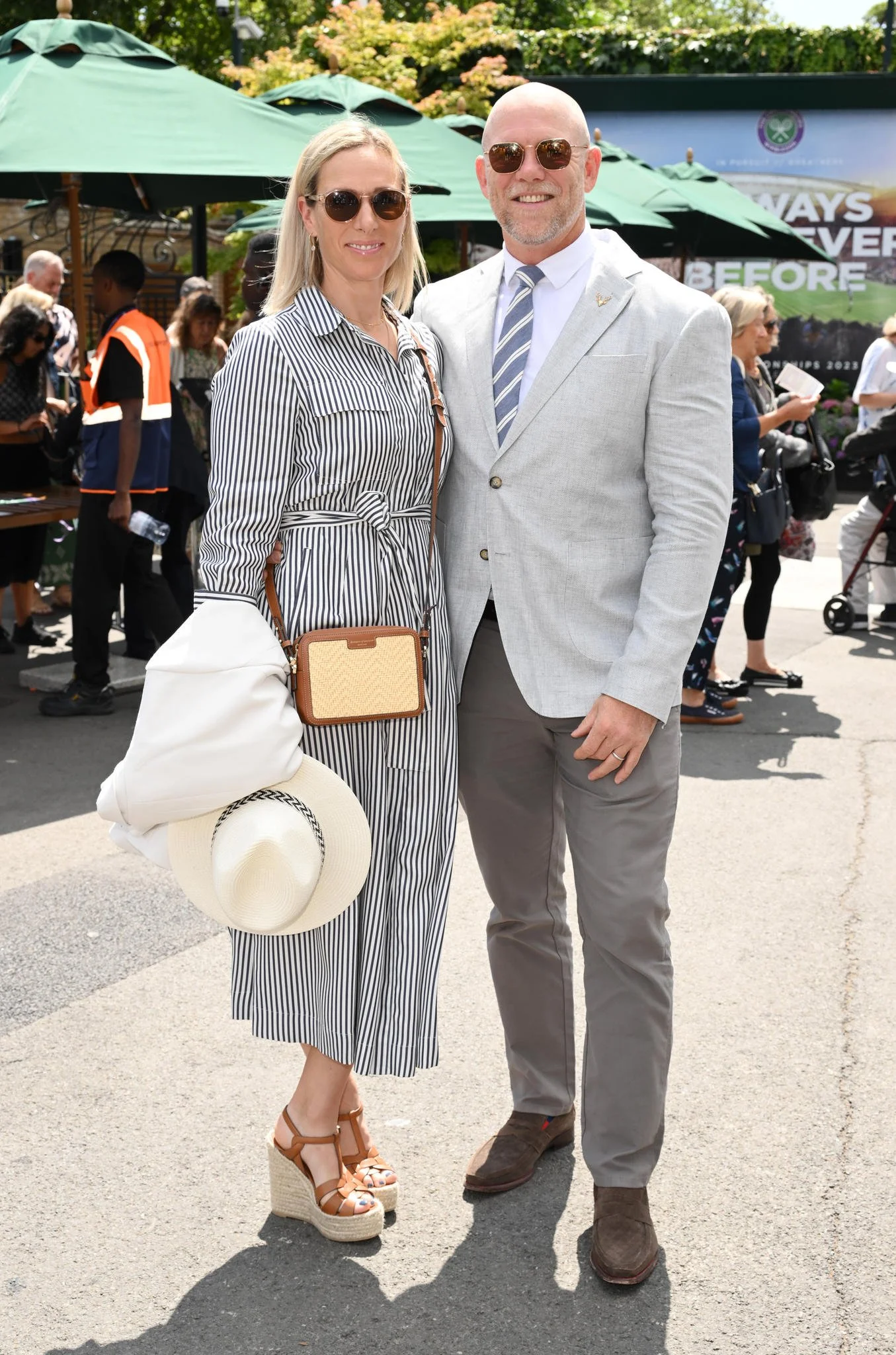 Zara Tindall Attends Wimbledon 2023 Day 10