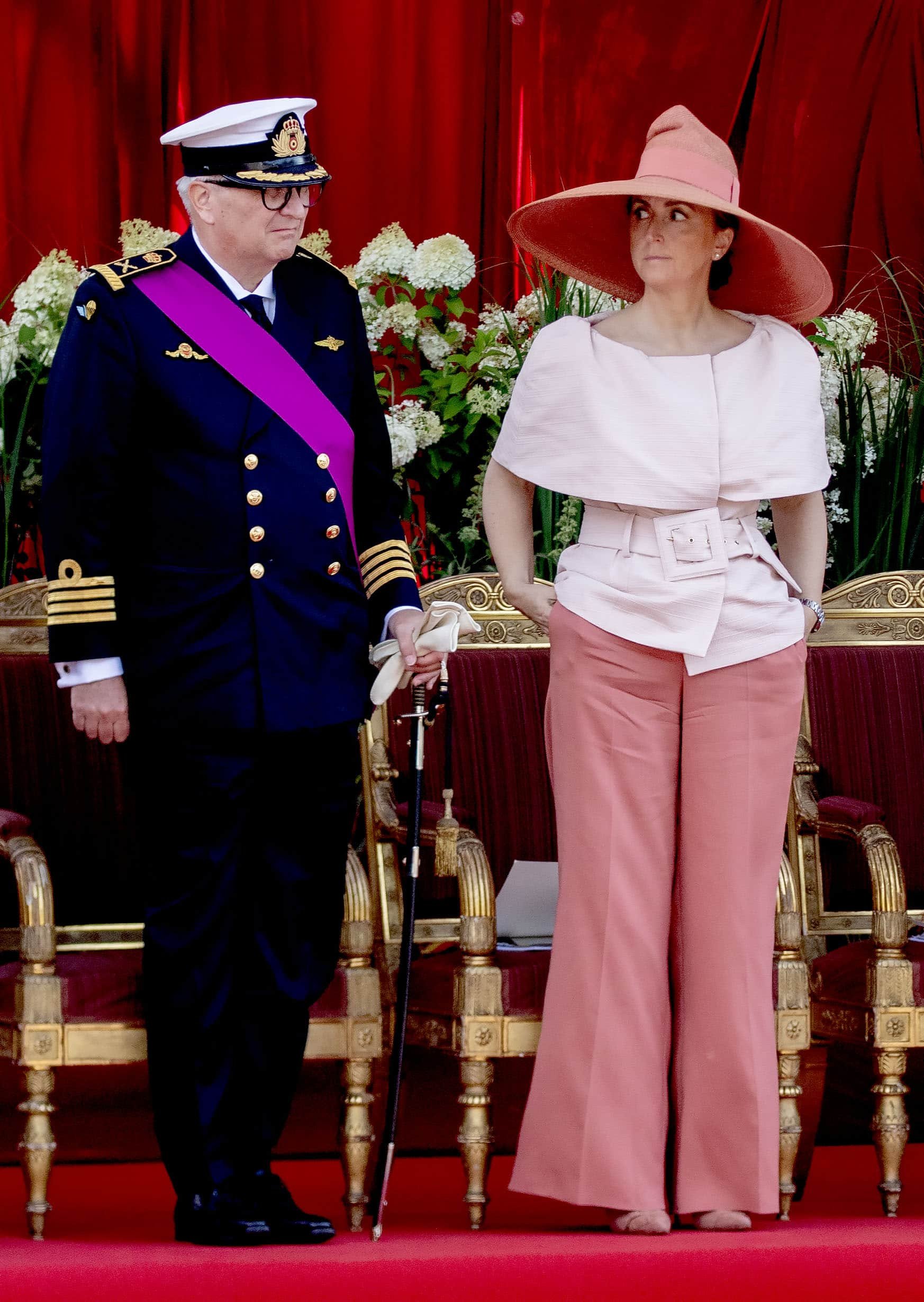 Princess Claire Attends National Day 2023 Military Parade