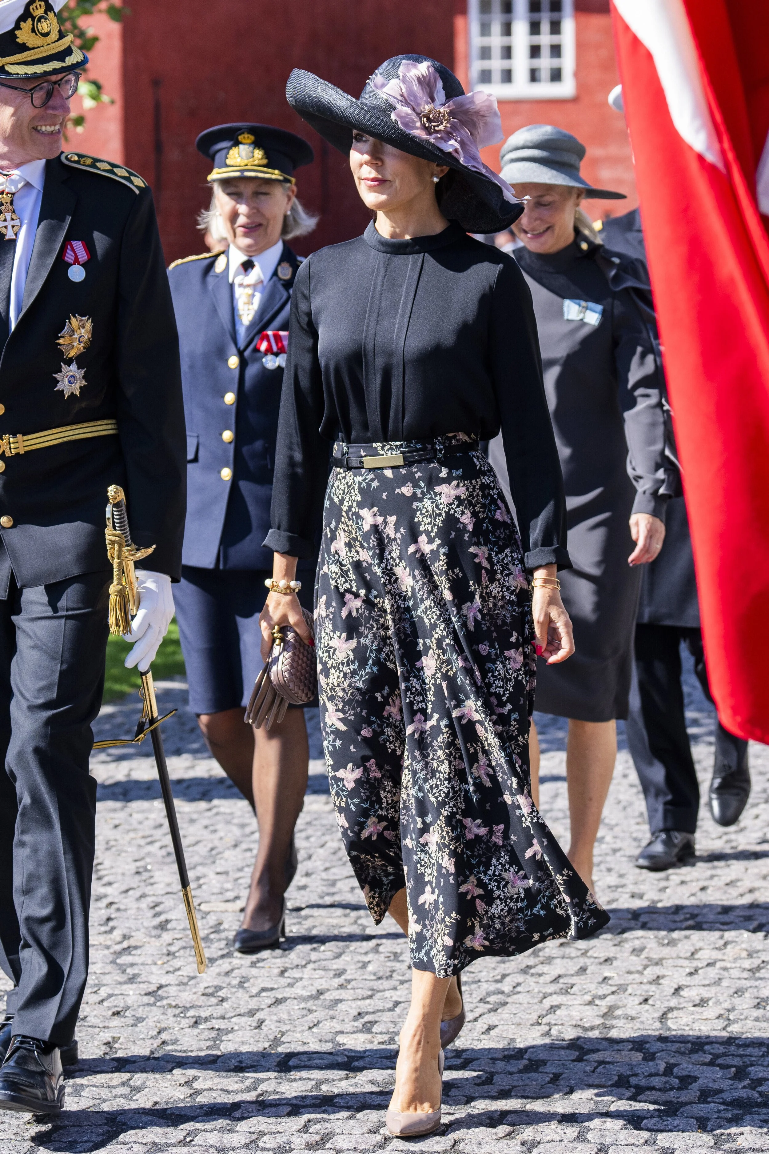 The Crown Prince and Crown Princess of Denmark Mark Flag Day 2023