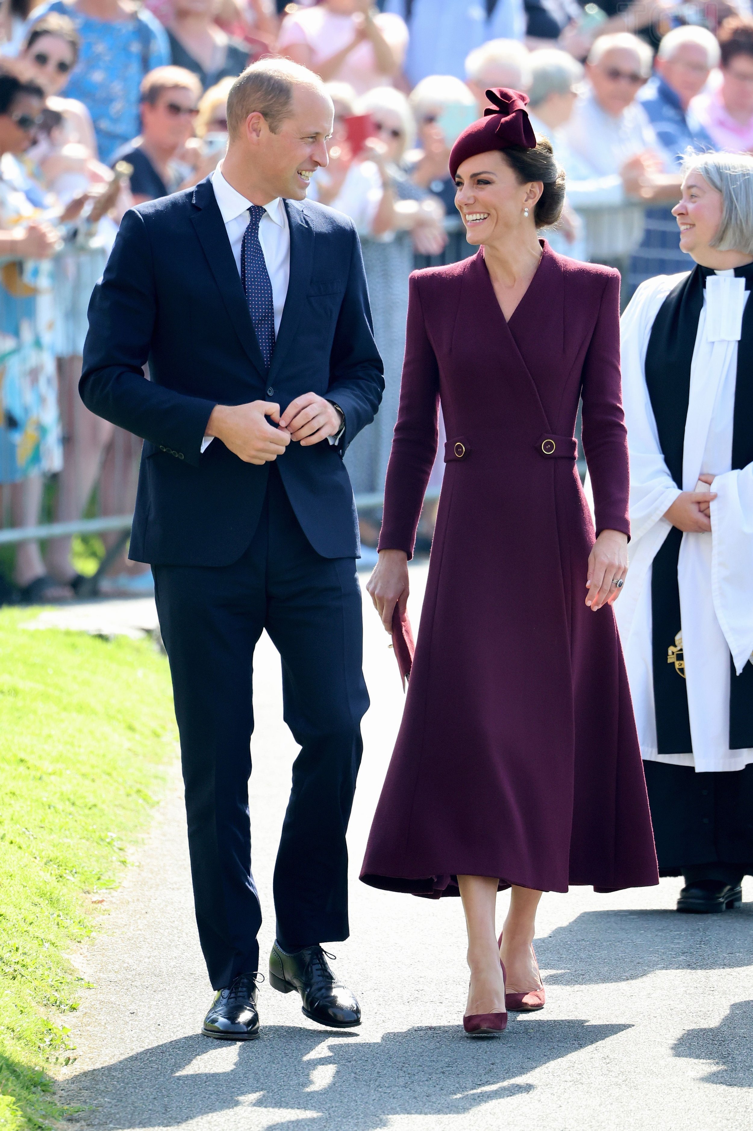 The Prince and Princess of Wales Commemorated the First Anniversary of the Death of Queen Elizabeth II in St Davids
