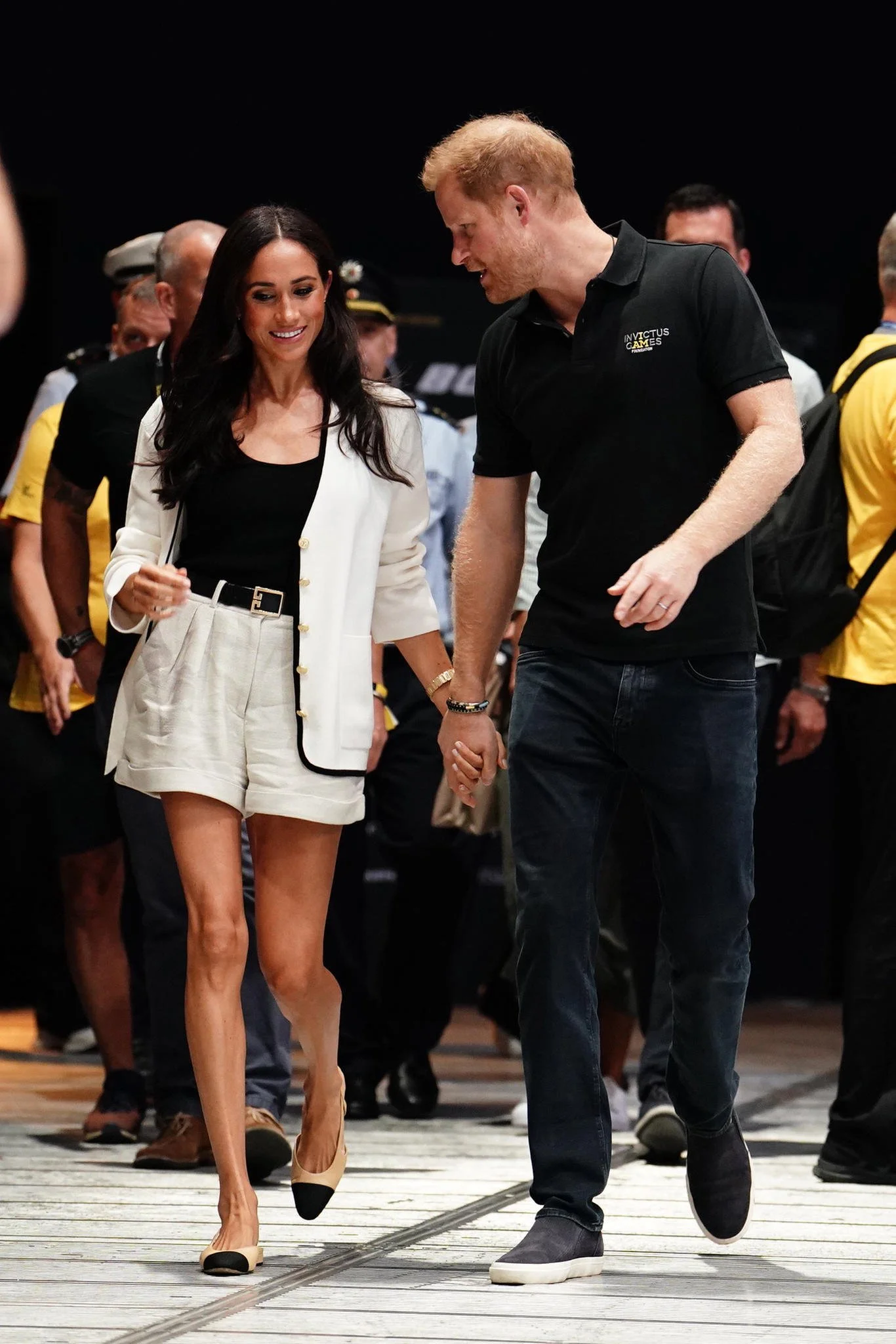 The Duke and Duchess of Sussex Attend Invictus Games Düsseldorf 2023 Wheelchair Basketball Preliminary Match