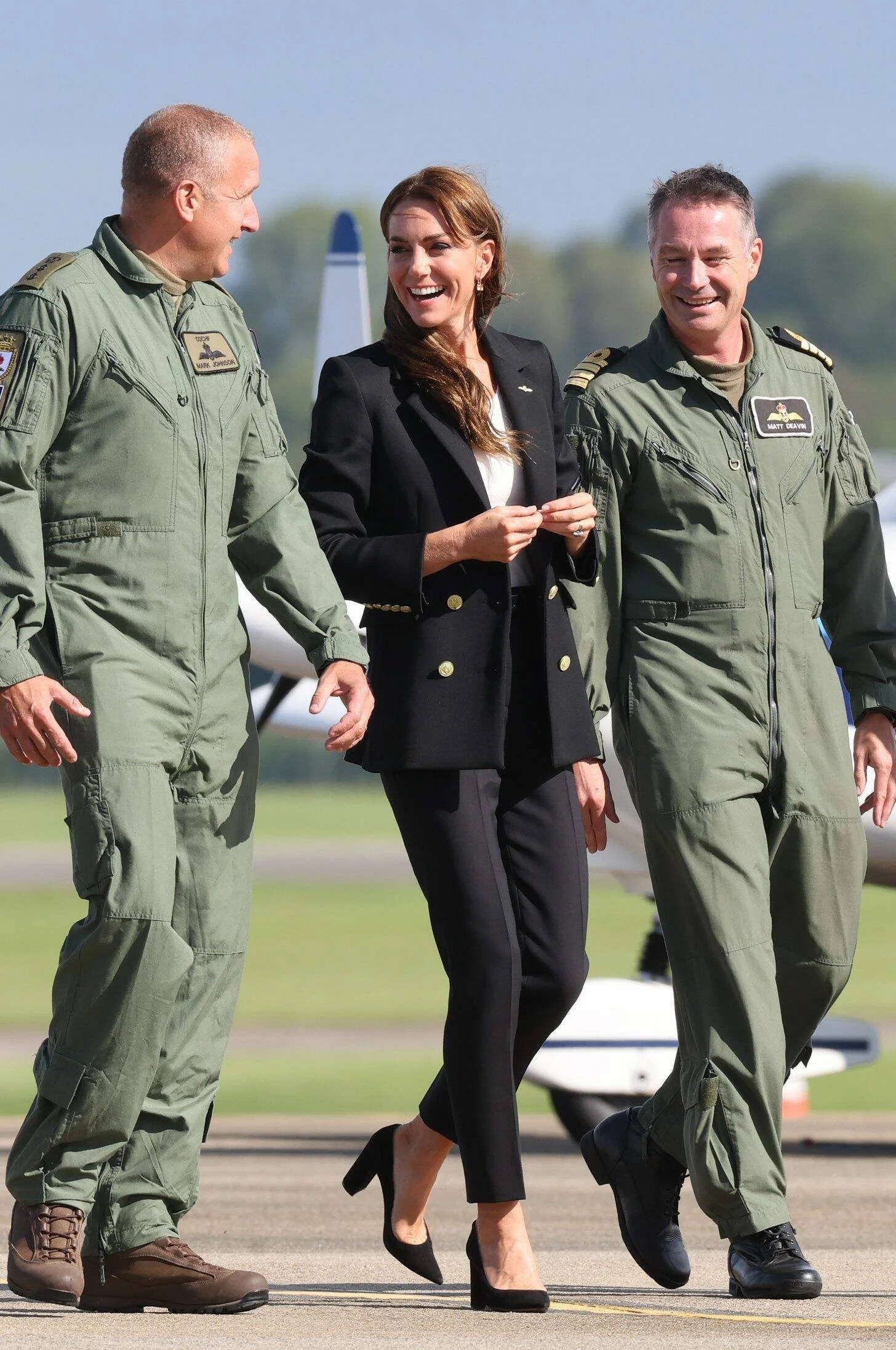 The Princess of Wales Visits Royal Naval Air Station Yeovilton