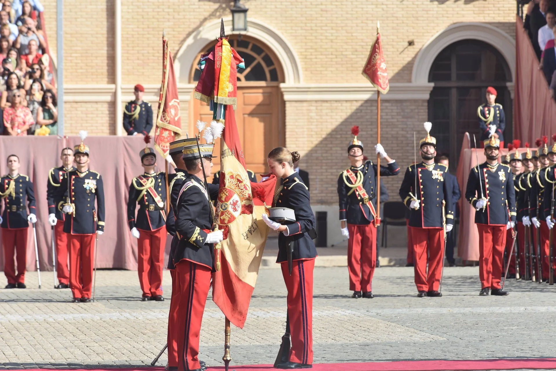 The Princess of Asturias Swears Allegiance To The Flag