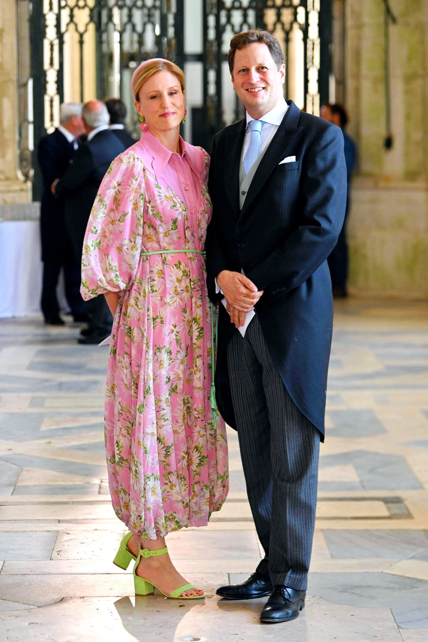 The Prince and Princess of Prussia Attend Wedding of Infanta Maria Francisca