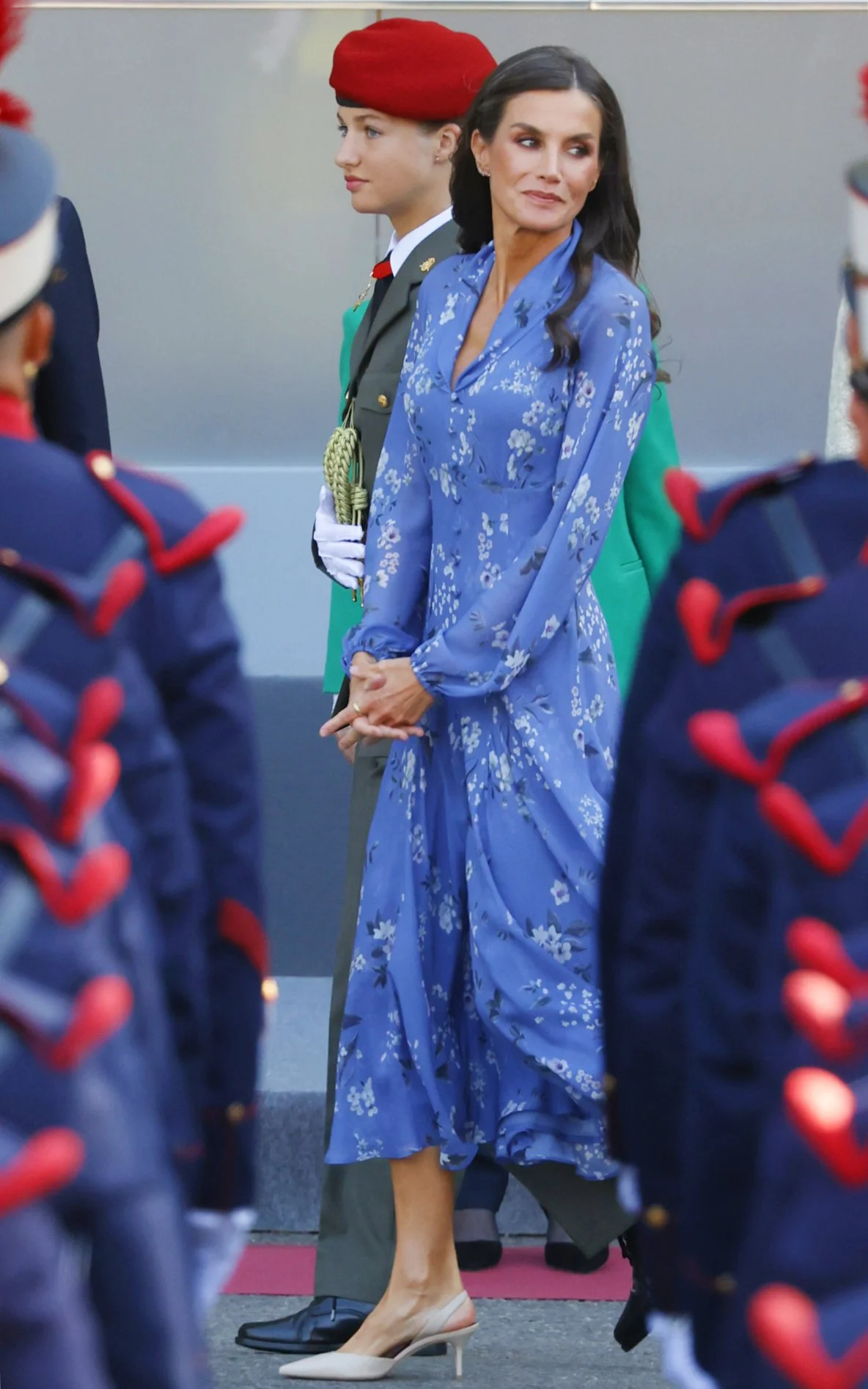 Queen Letizia Attends National Day 2023 Military Parade