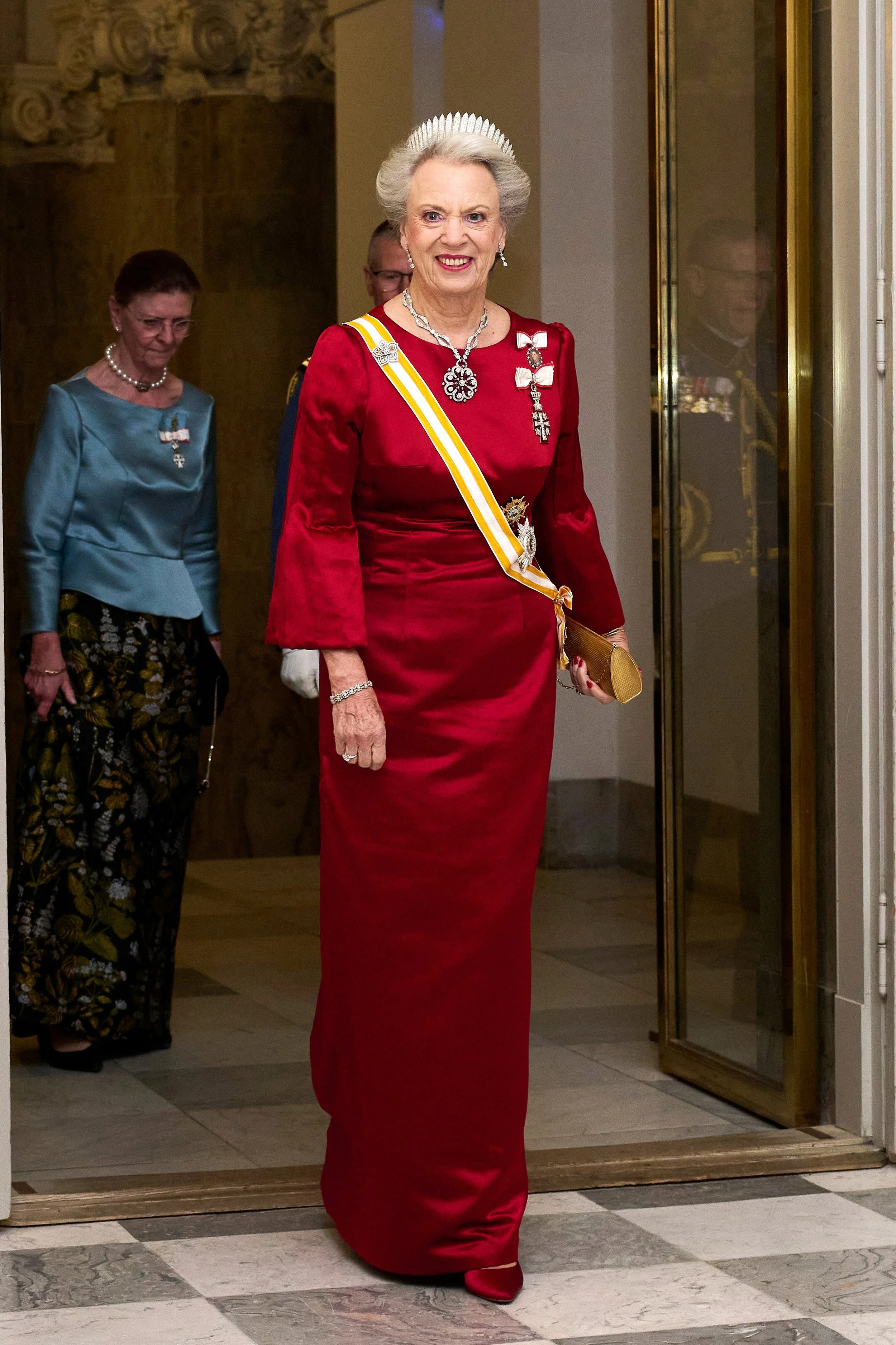Princess Benedikte Attends State Banquet in Honour of the King and Queen of Spain