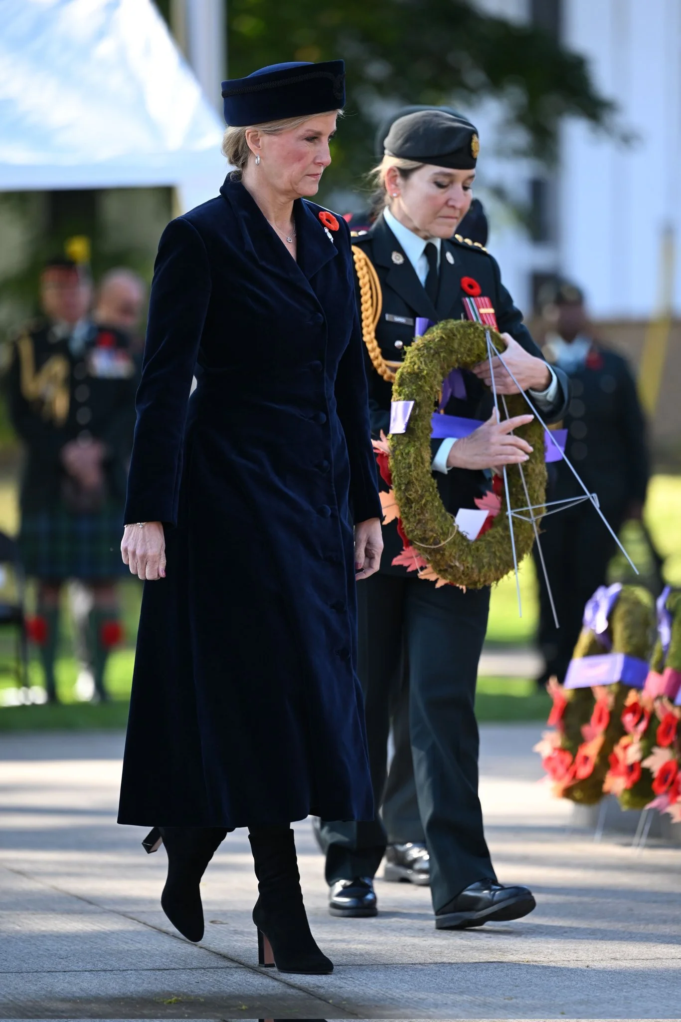 The Duchess of Edinburgh attends Service of Remembrance at St. Catharines Cenotaph