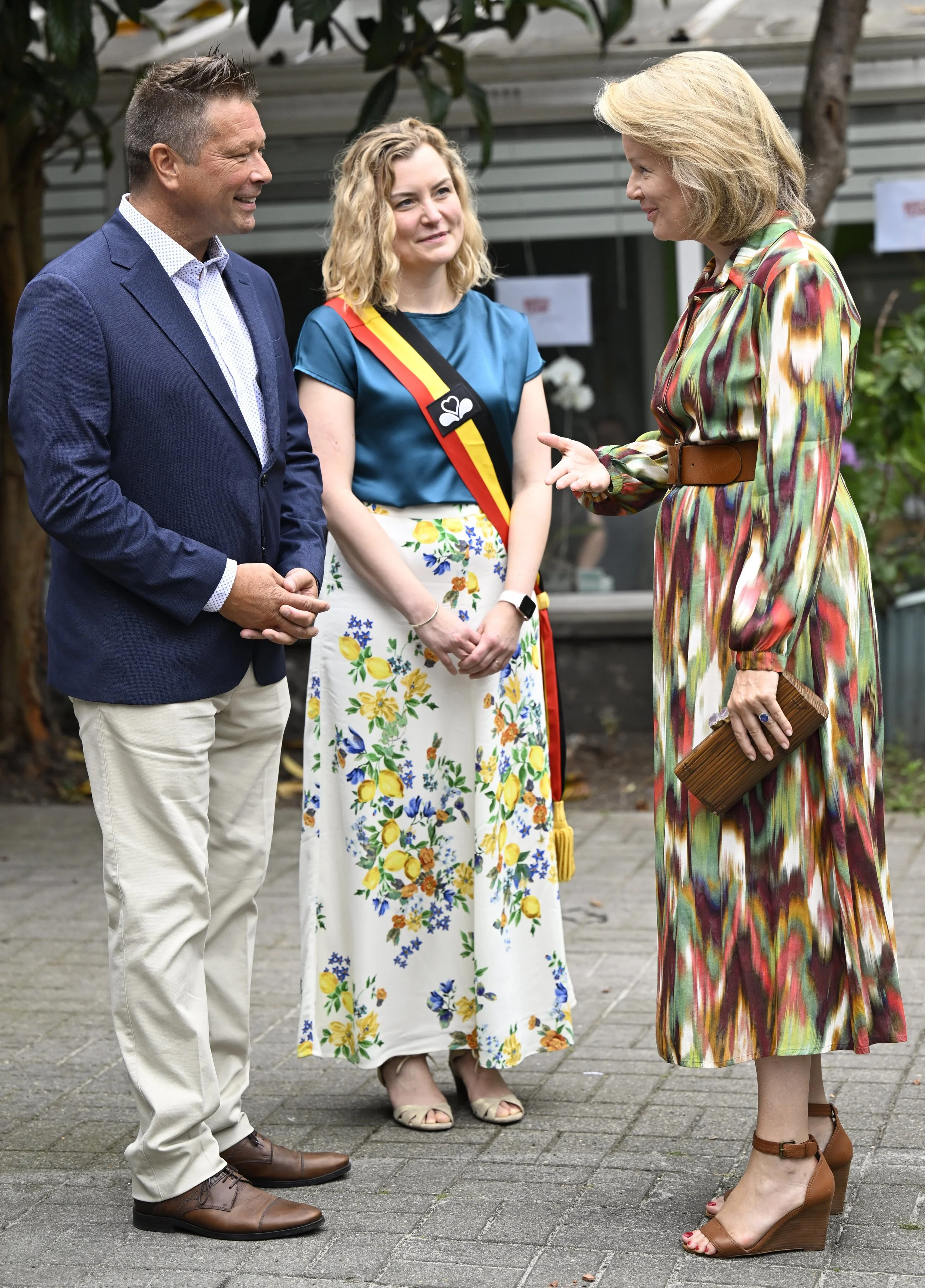 Queen Mathilde Visits SAAMO