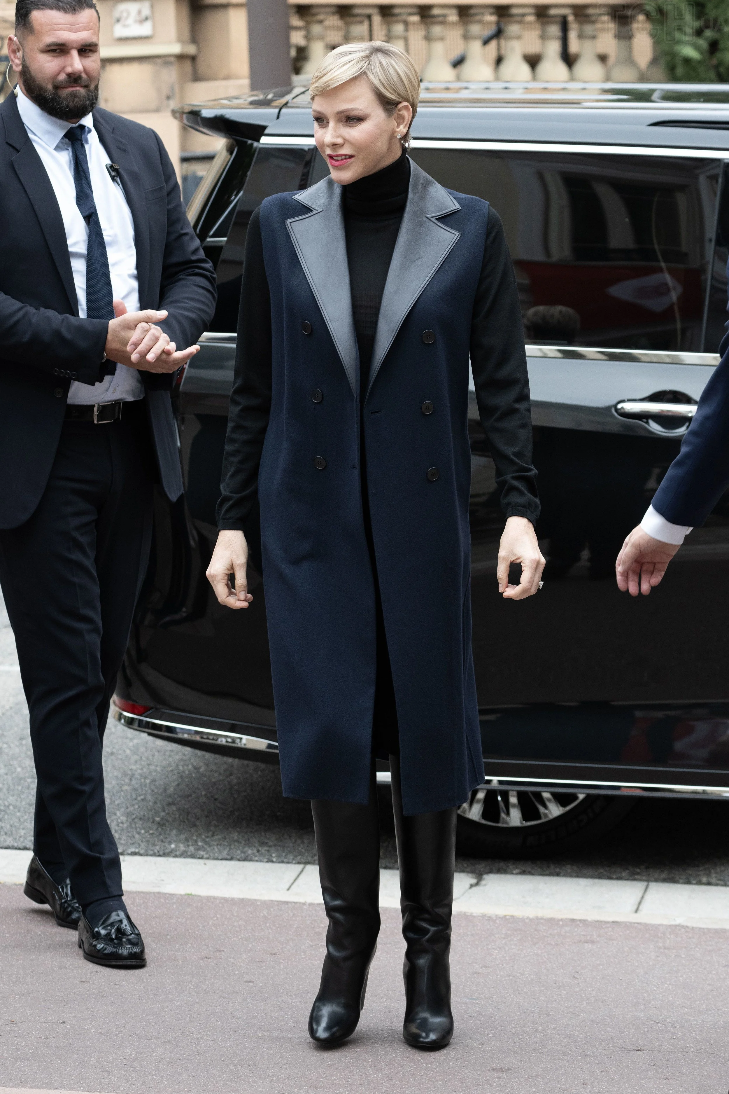 The Prince and Princess of Monaco Attend Red Cross Christmas Gifts Distribution 2023
