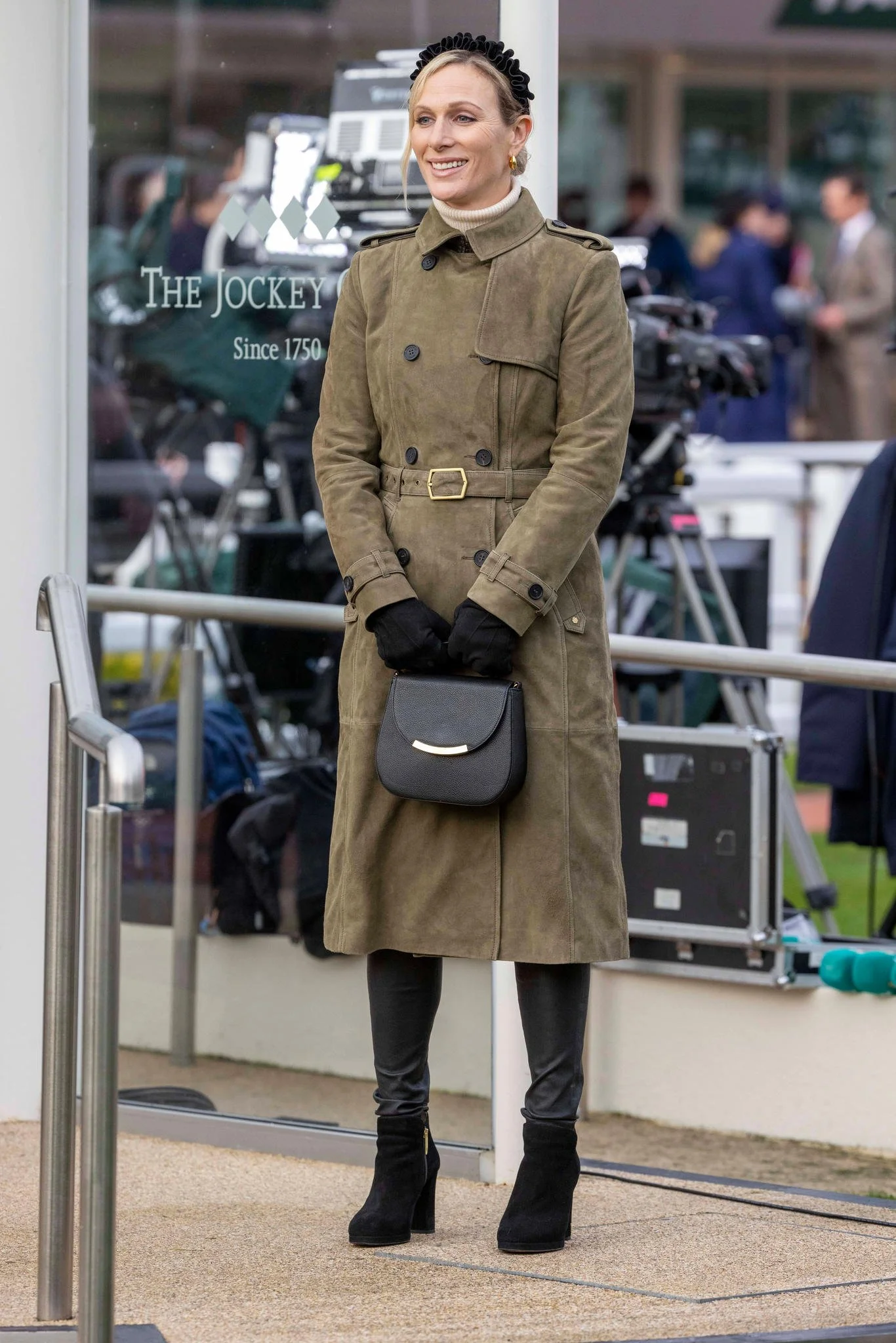 Zara Tindall Attends Cheltenham November Meeting 2023 Day 1