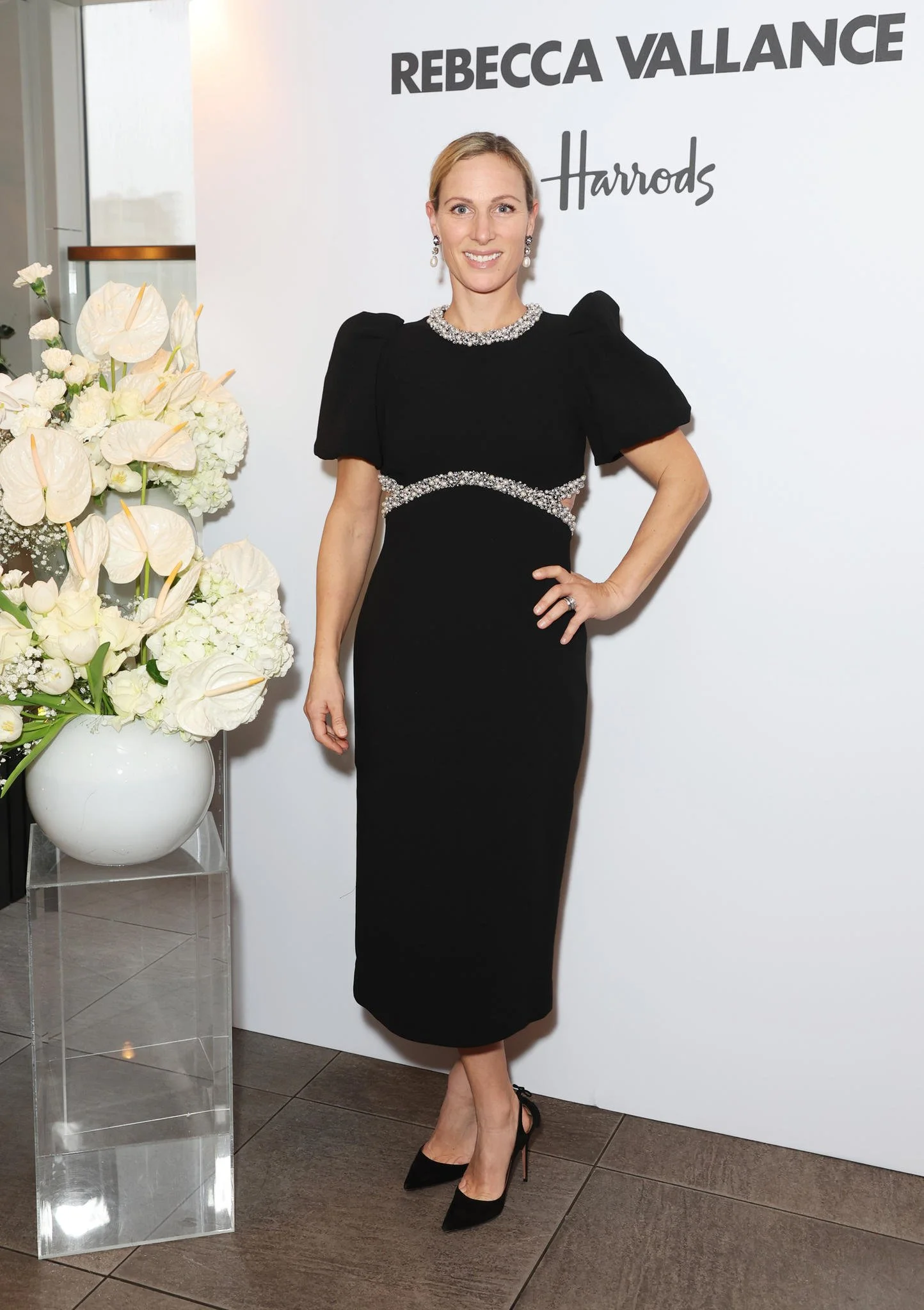 Zara Tindall Attends Rebecca Vallance Relaunching Event