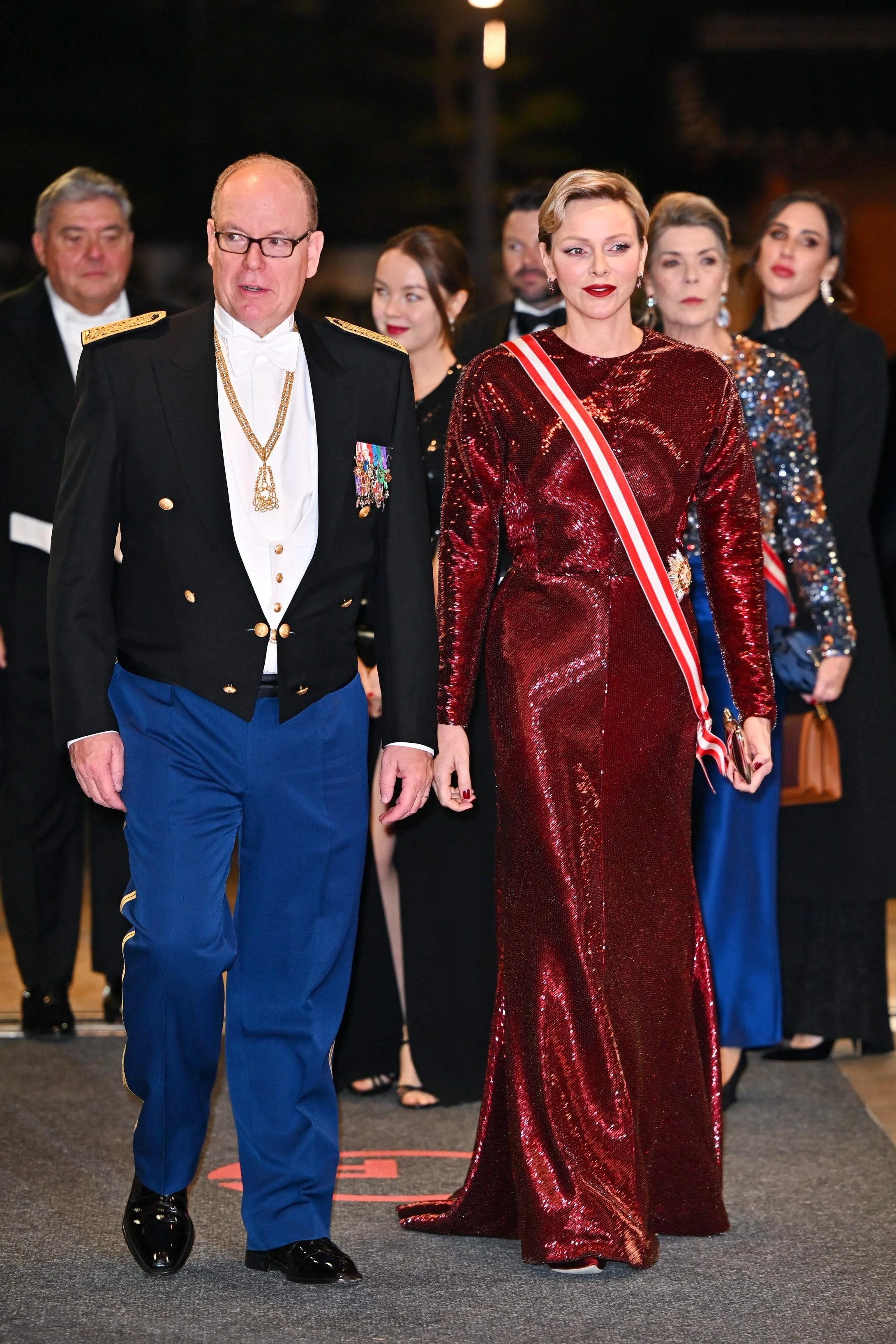 The Prince and Princess of Monaco Attend National Day Gala 2023