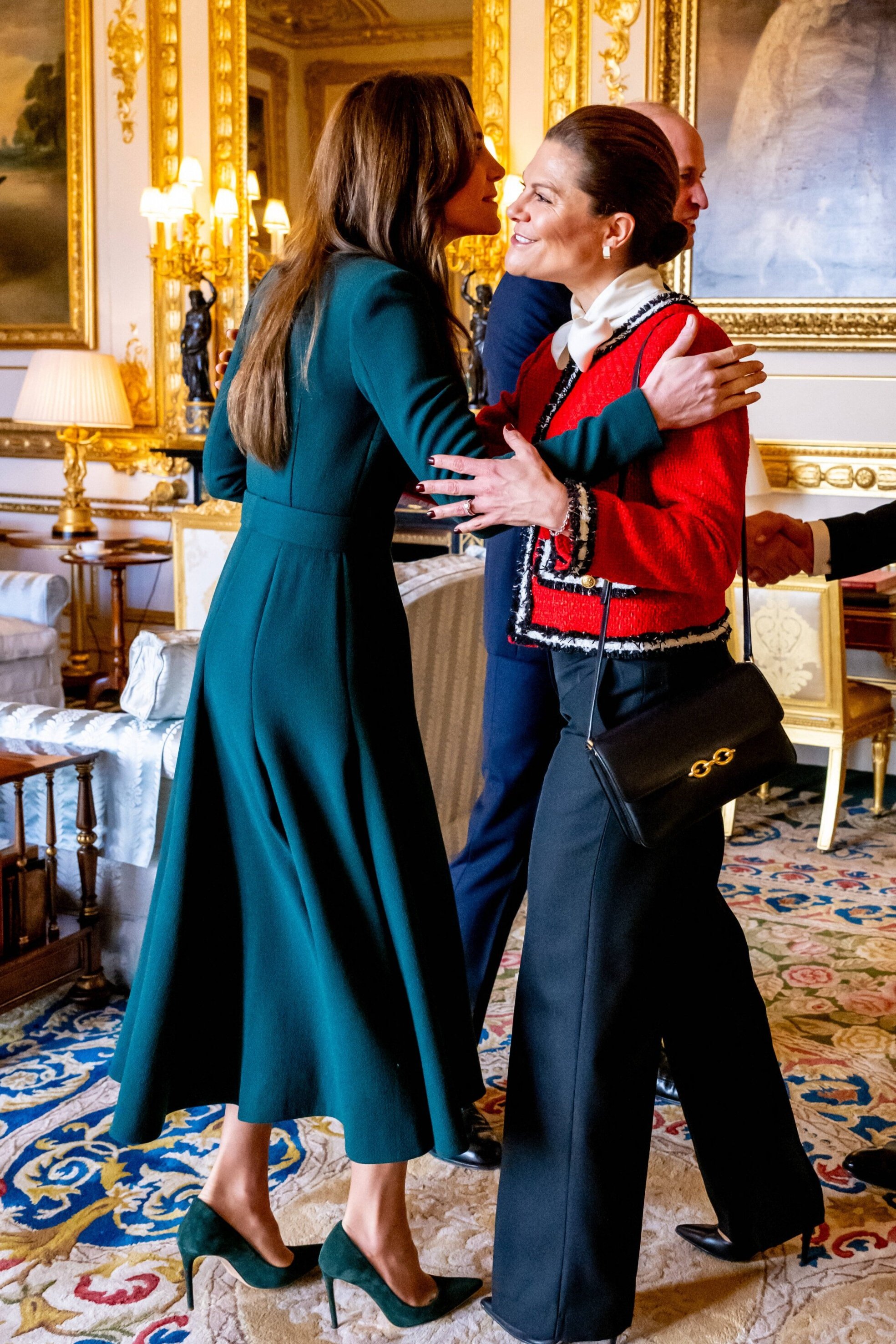 The Prince and Princess of Wales Receive Crown Princess Victoria and ...