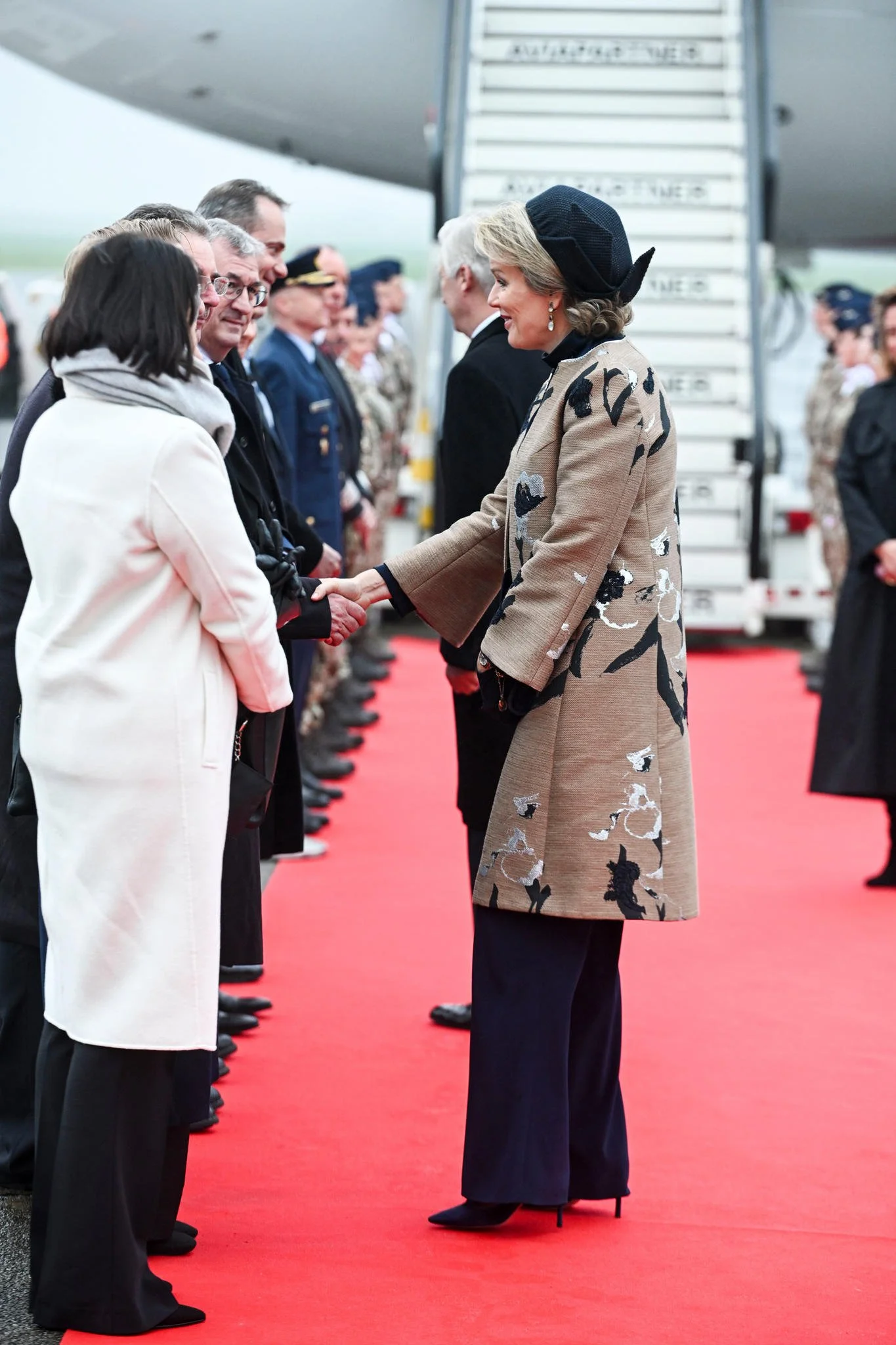 The King and Queen of the Belgians Depart for State Visit to Germany