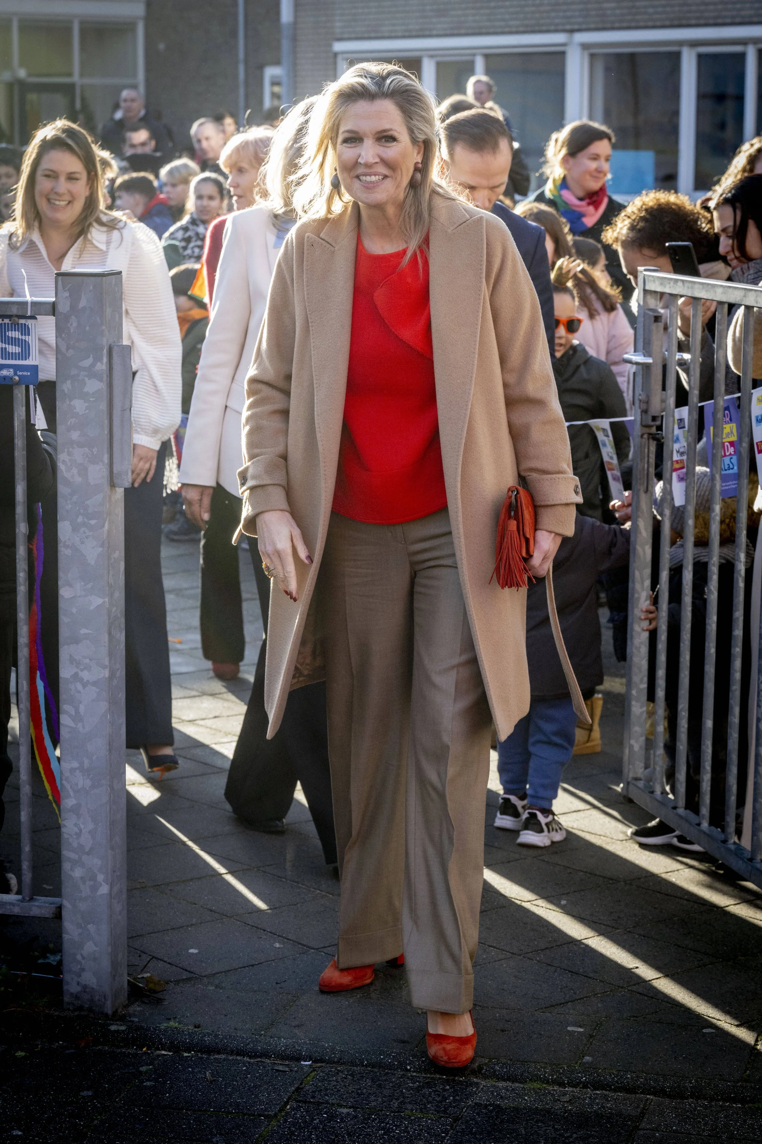 Queen Maxima Visits School in Rotterdam