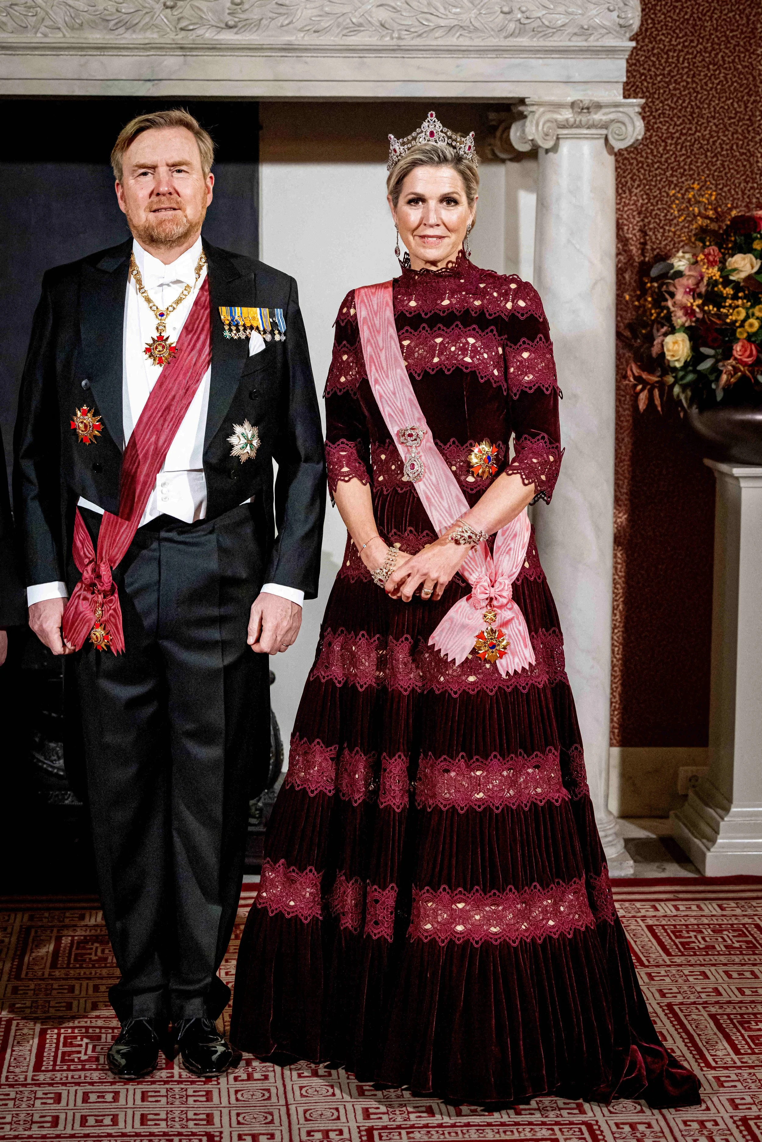 The King and Queen of the Netherlands Host State Banquet in Honour of the President and First Lady of South Korea