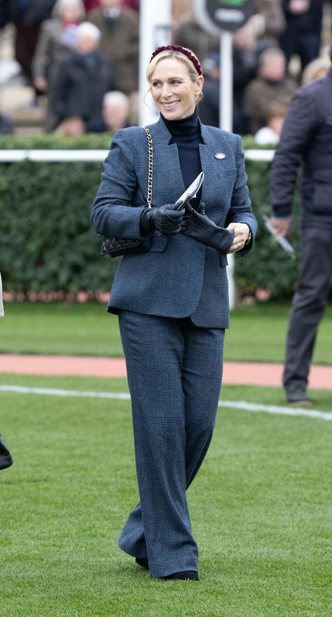 Zara Tindall Attends Cheltenham Christmas Meeting Day 1