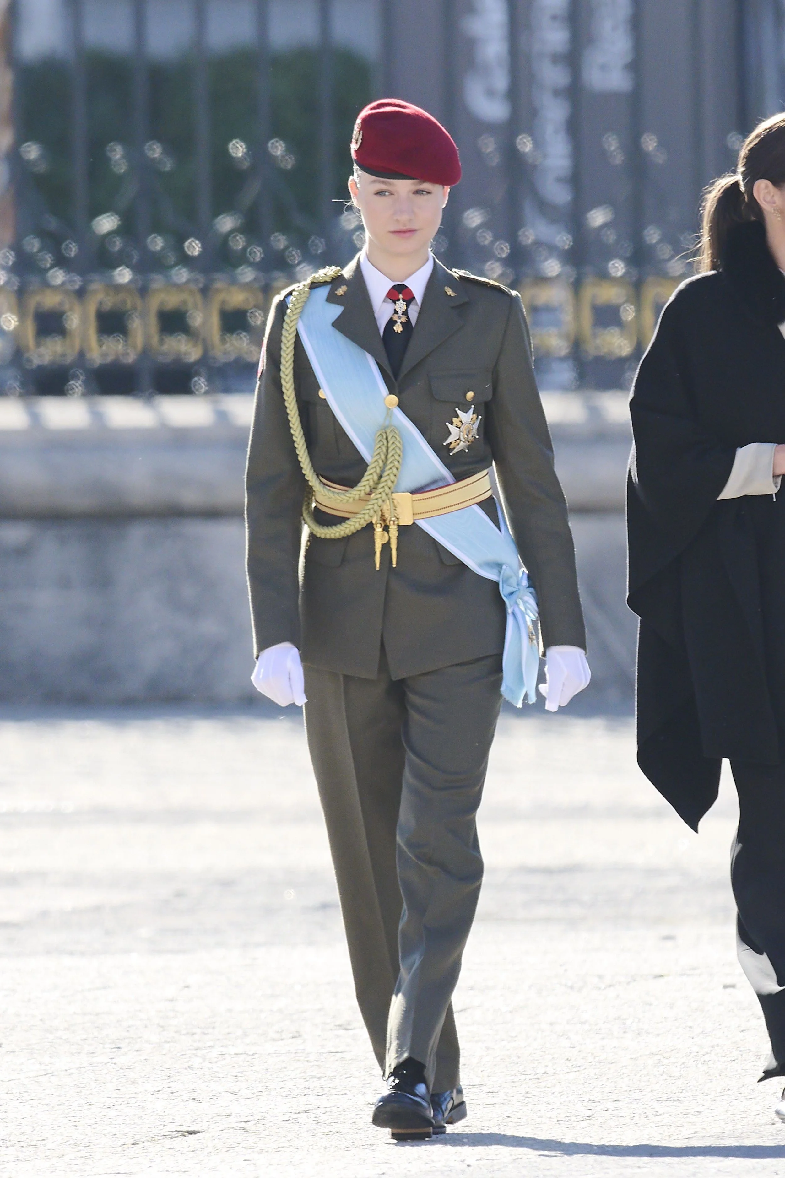 The Princess of Asturias Attends New Year's Military Parade 2024