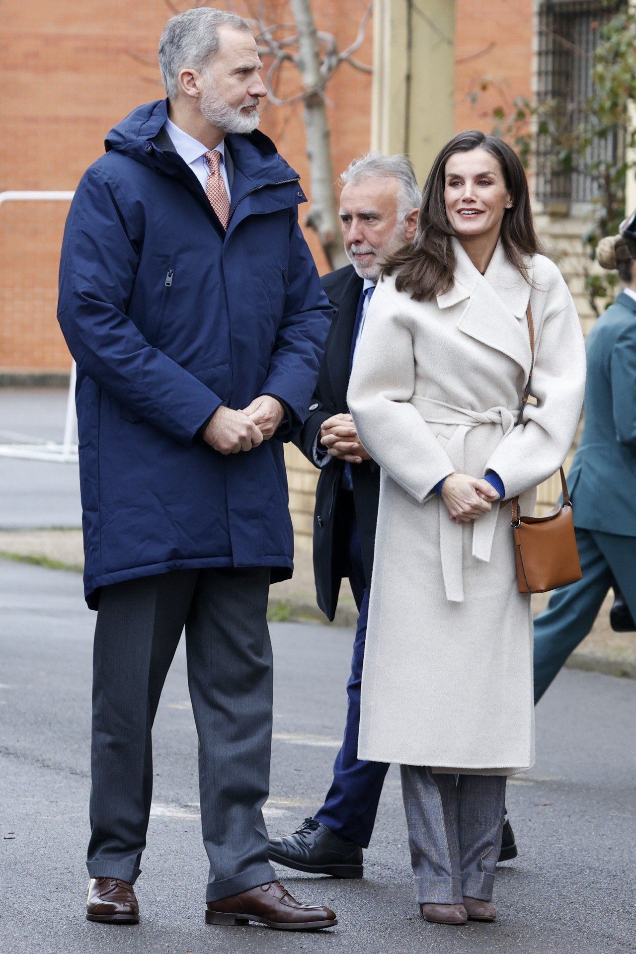 The King and Queen of Spain Visit the CEIP Gumersindo Azcárate Schoo in Leon