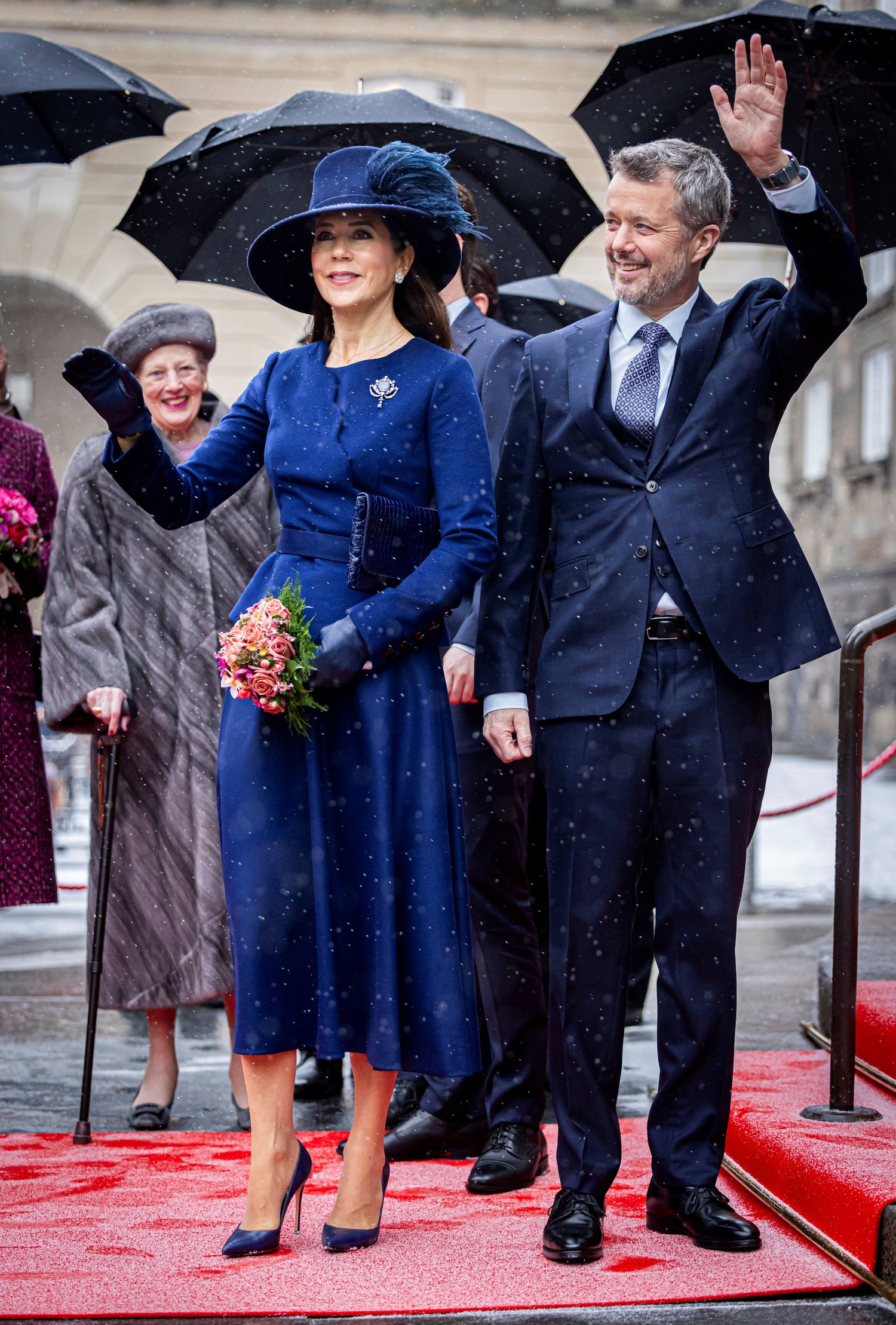 The King and Queen of Denmark Attend Parliament's Celebration for the King's Accession to the Throne