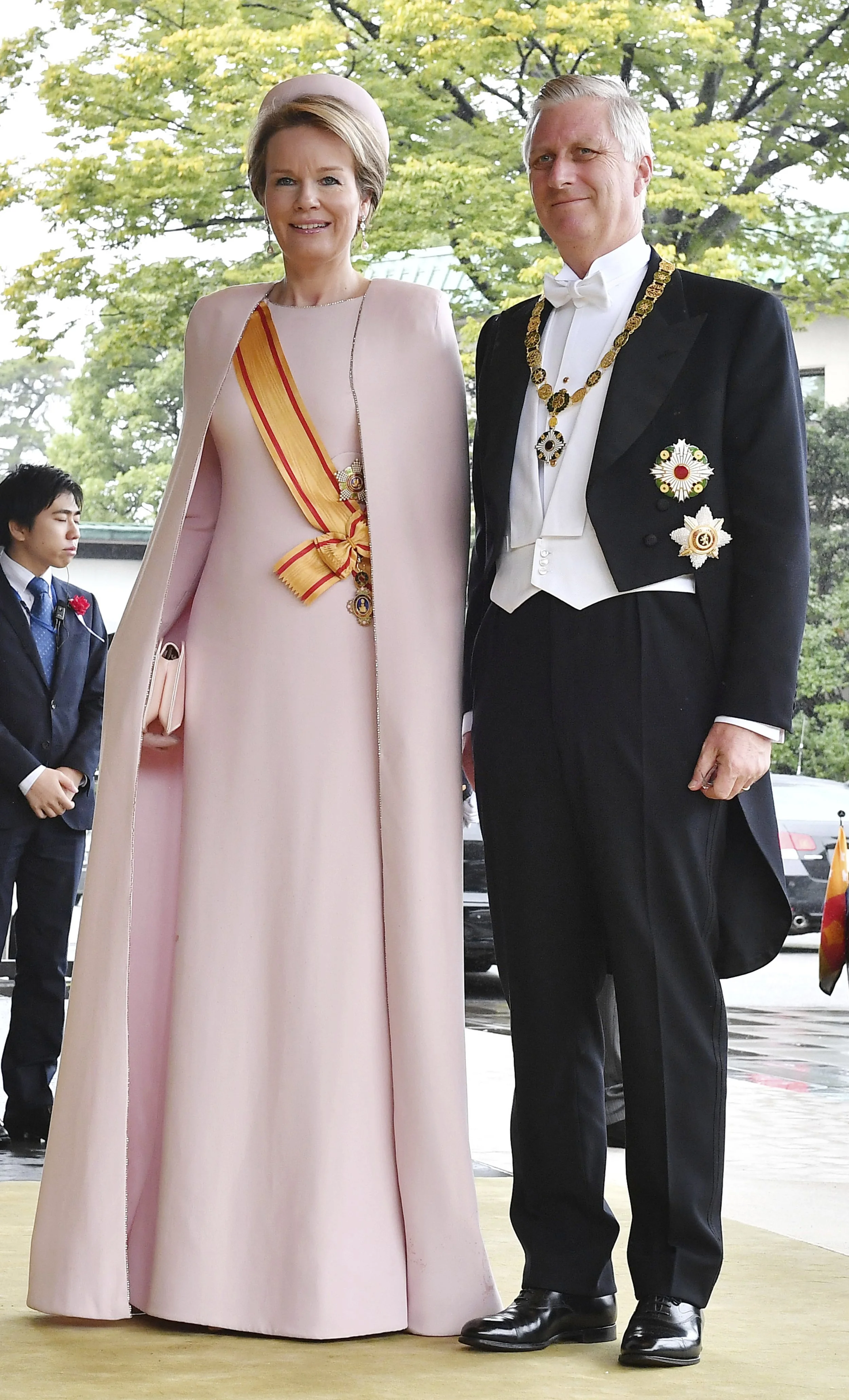 The King and Queen of Belgium Attend Enthronement of Emperor of Japan