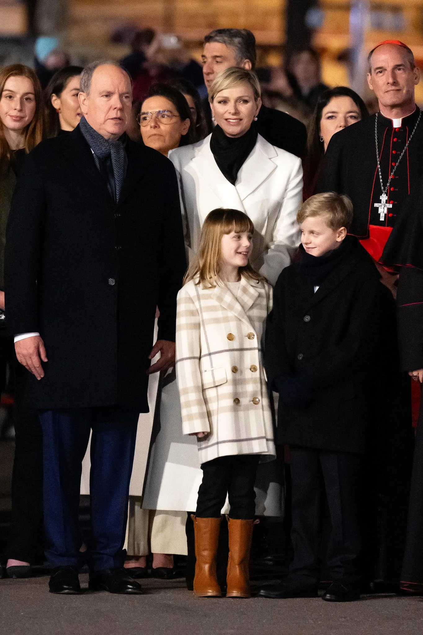 The Prince and Princess of Monaco Attend Sainte-Dévote Celebrations 2024